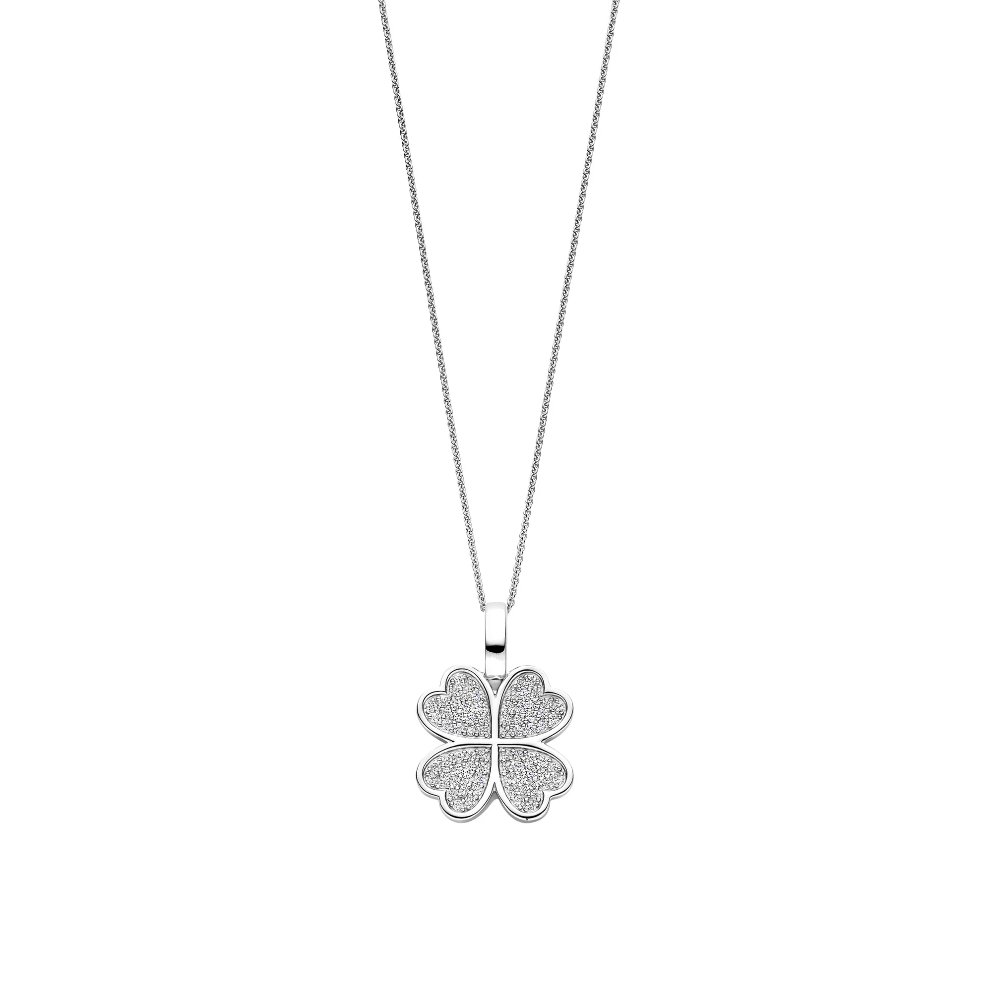 Ti Sento Cubic Zirconia Clover Pendant 6856ZI