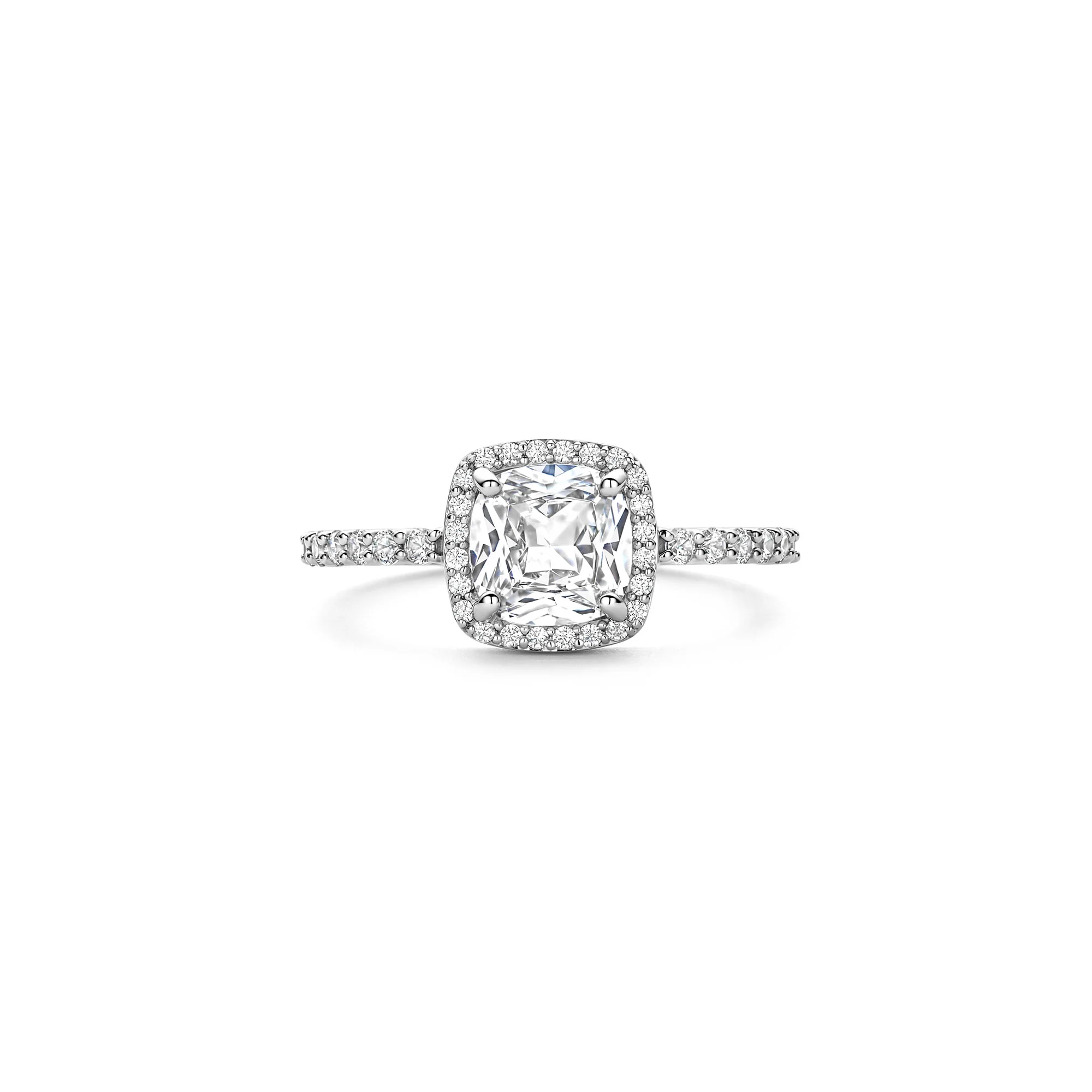 Ti Sento Cubic Zirconia Cluster Ring 12389ZI (54) - Image 3