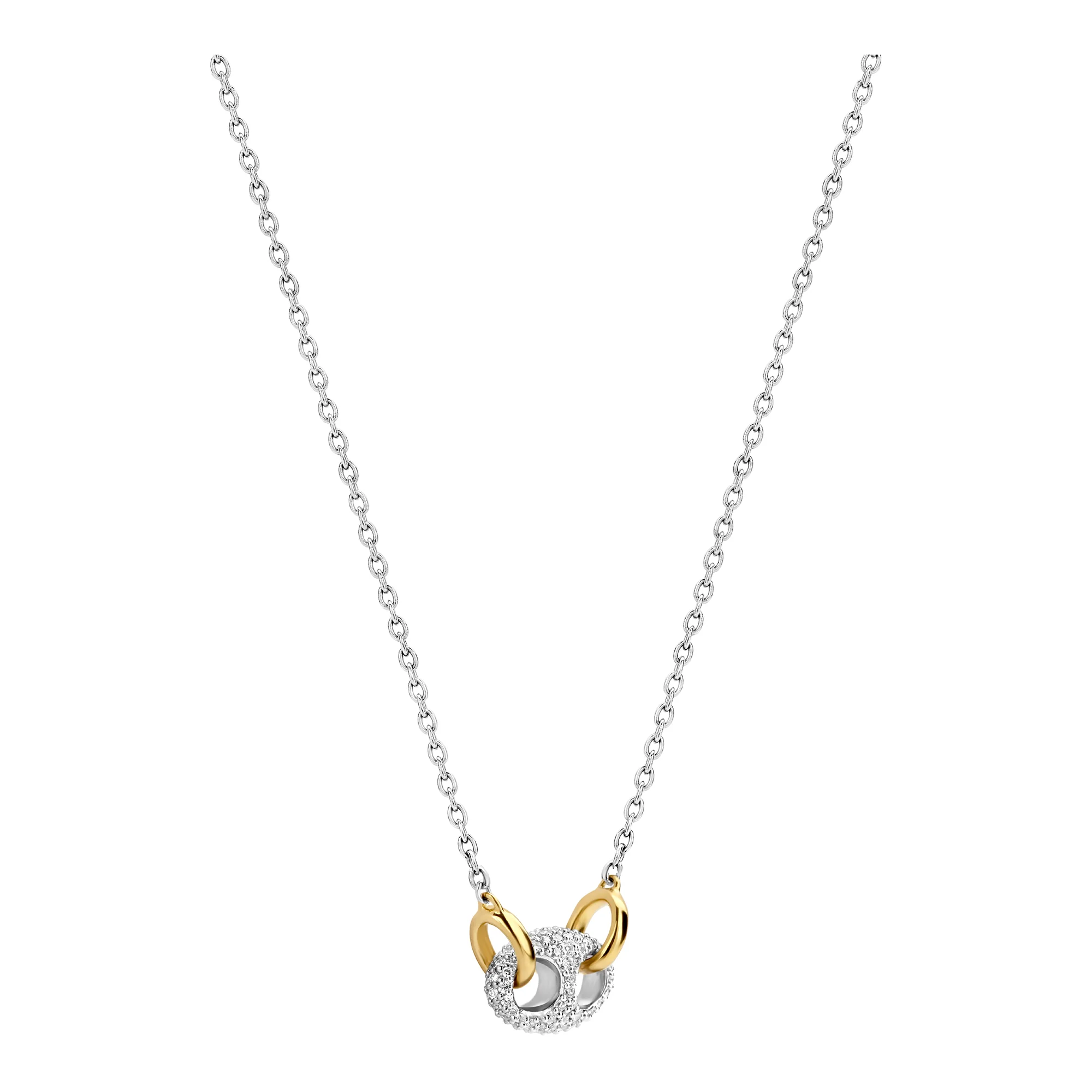 Ti Sento Cubic Zirconia Coffee Bean Necklace 3986ZY - Image 2