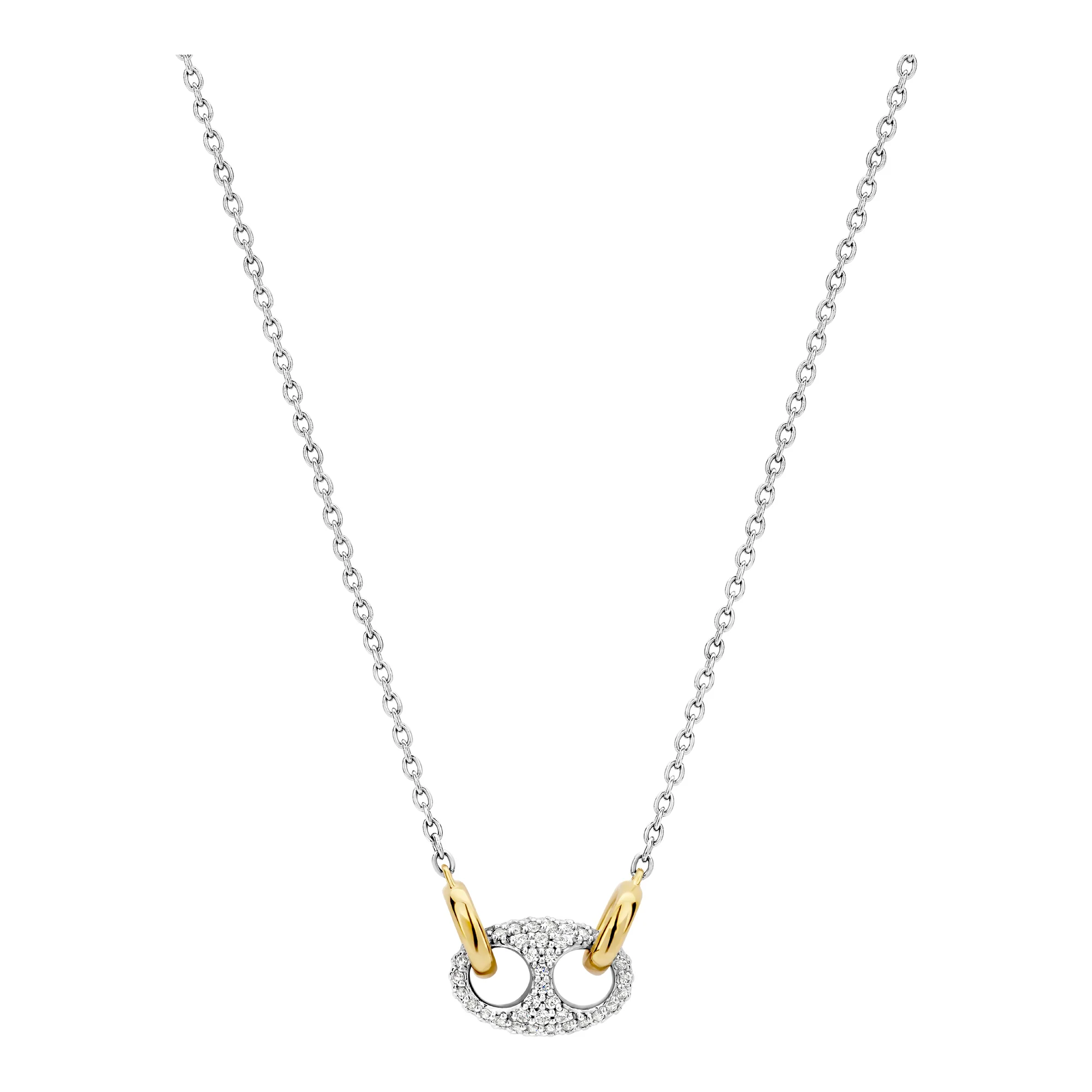 Ti Sento Cubic Zirconia Coffee Bean Necklace 3986ZY - Image 3