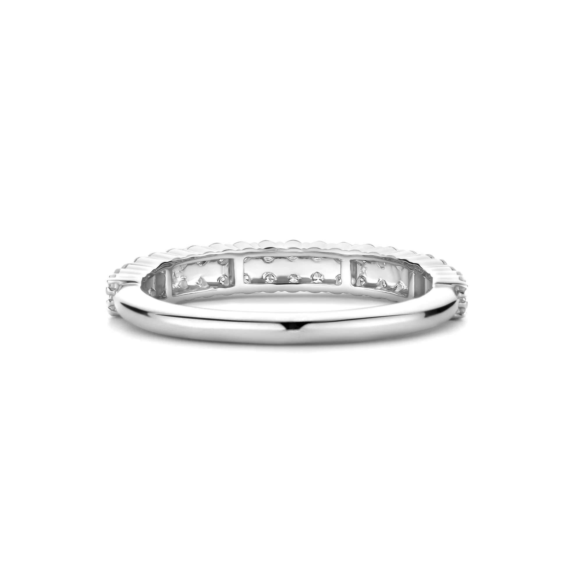 Ti Sento Cubic Zirconia Double Row Ring 12366Z (56) - Image 3