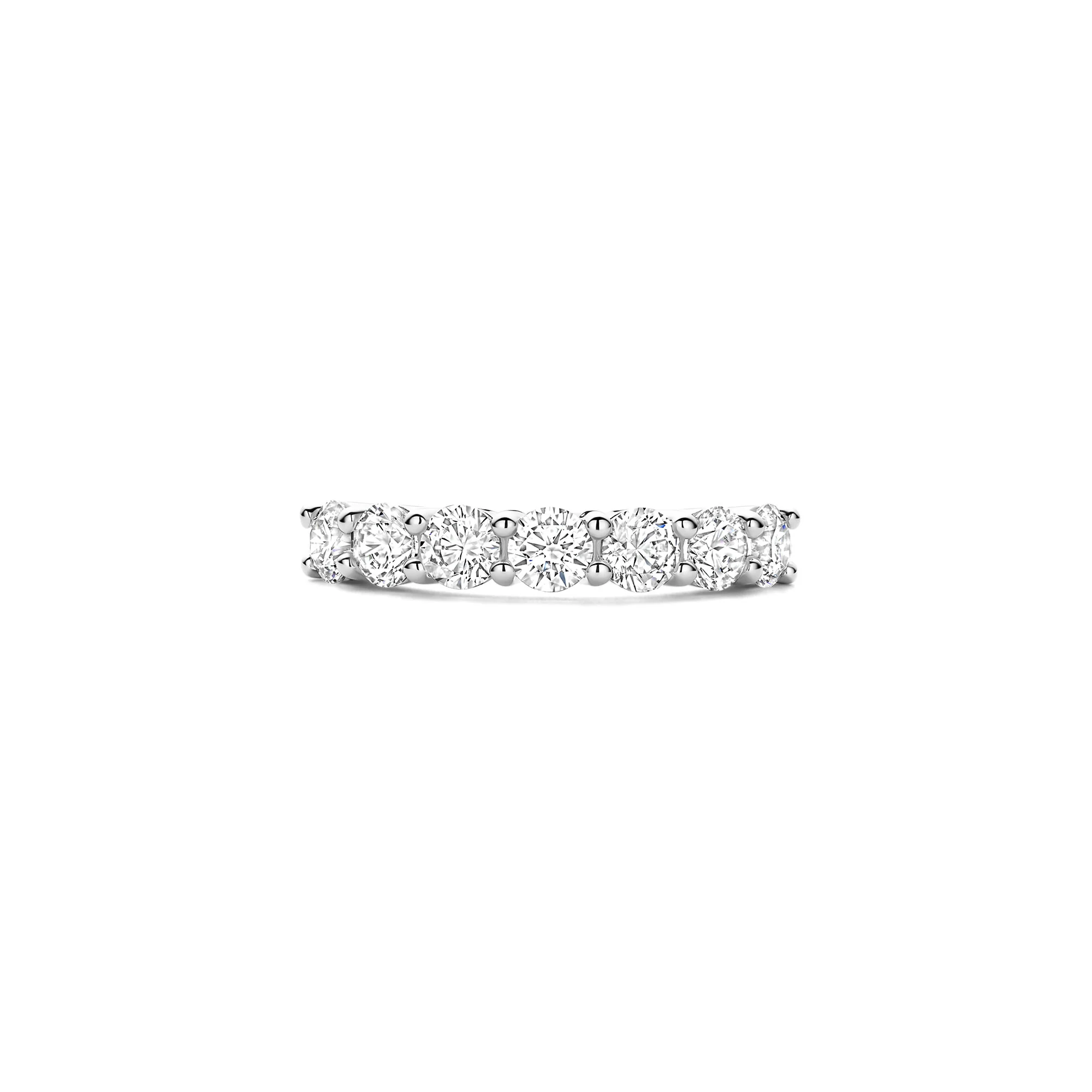 Ti Sento Cubic Zirconia Half Eternity Ring 12380ZI (56) - Image 3