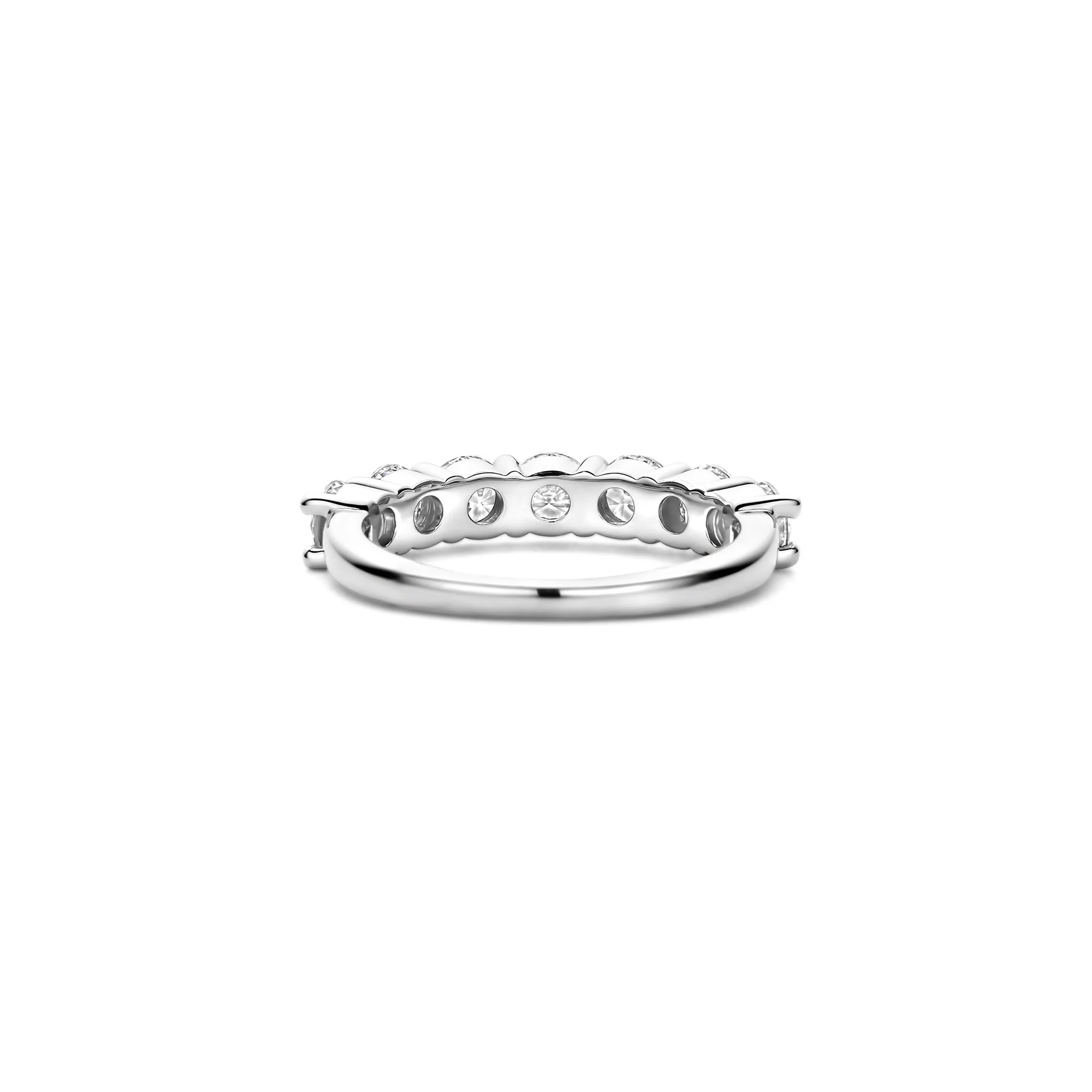 Ti Sento Cubic Zirconia Half Eternity Ring 12380ZI (56) - Image 4
