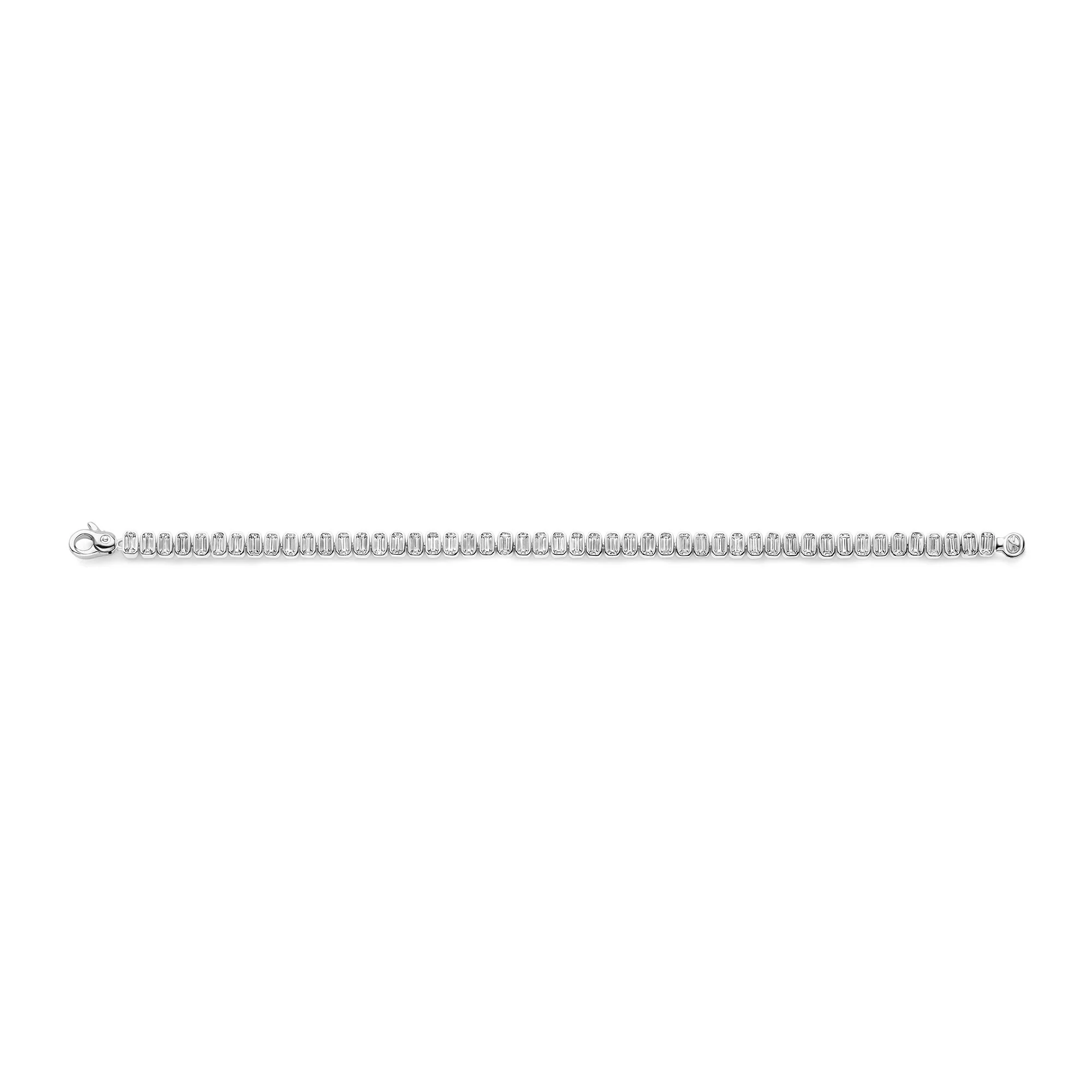 Ti Sento Cubic Zirconia Tennis Bracelet 23040ZI - Image 2