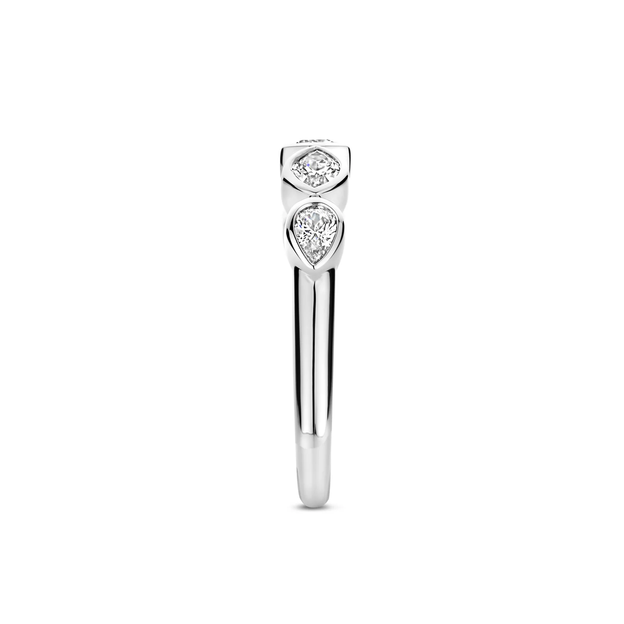 Ti Sento Cubic Zirconia Multi Shape Ring 12362ZI (54) - Image 2