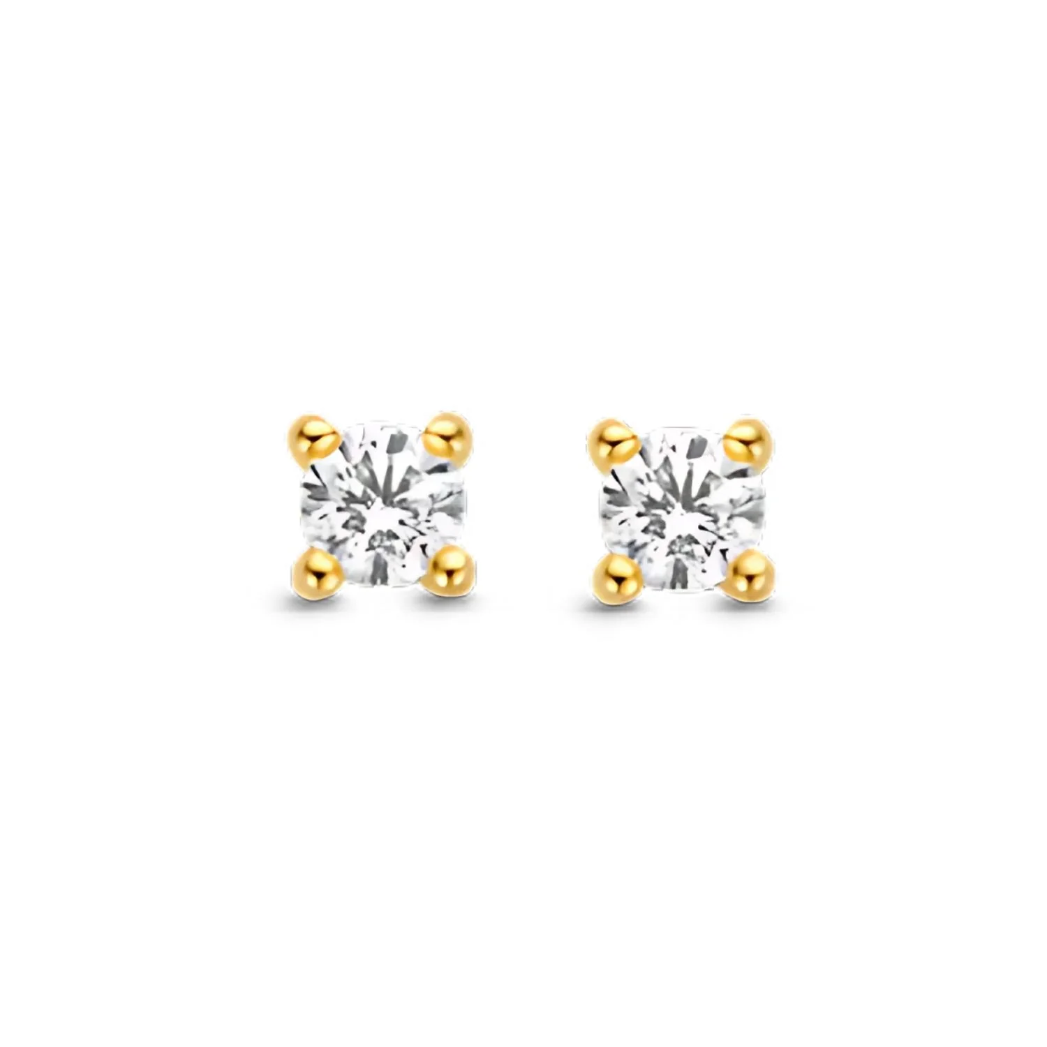Ti Sento Cubic Zirconia Stud Earrings 7835ZY - Image 2