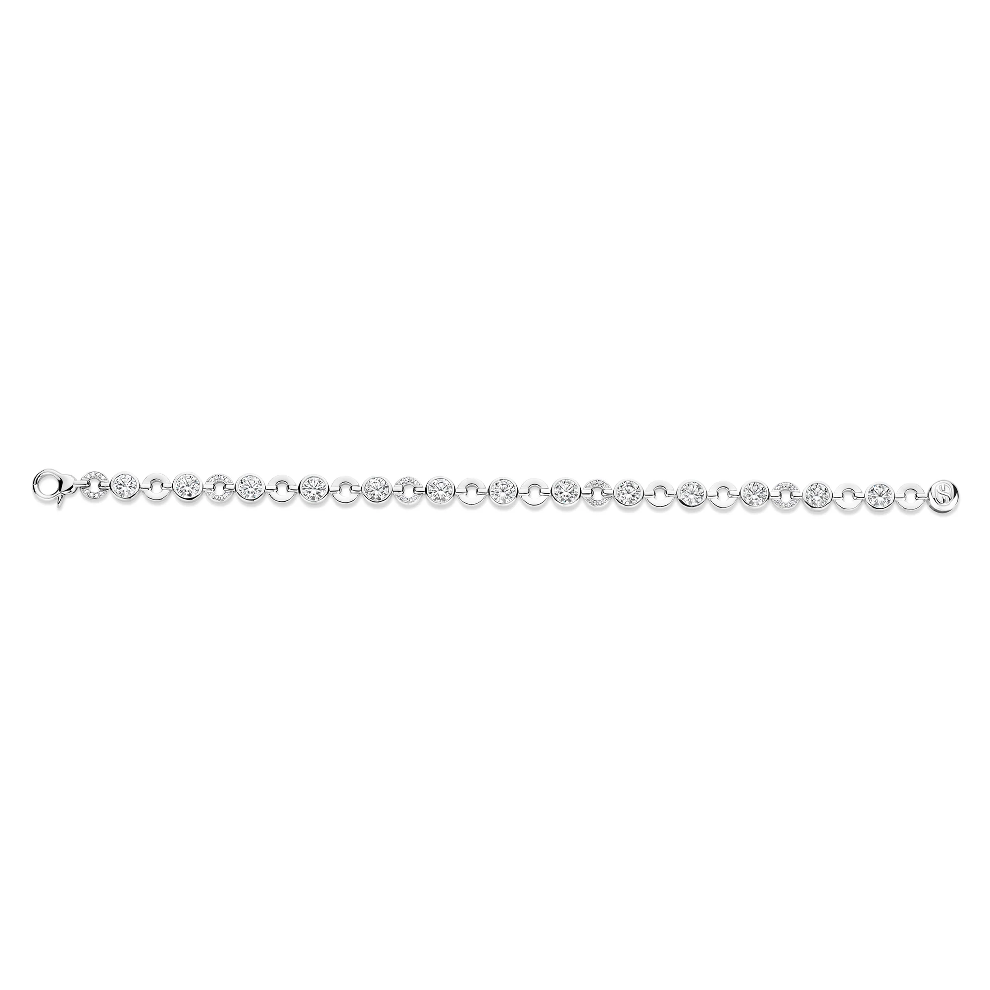 Ti Sento Cubic Zirconia Tennis Bracelet 23054ZI - Image 2