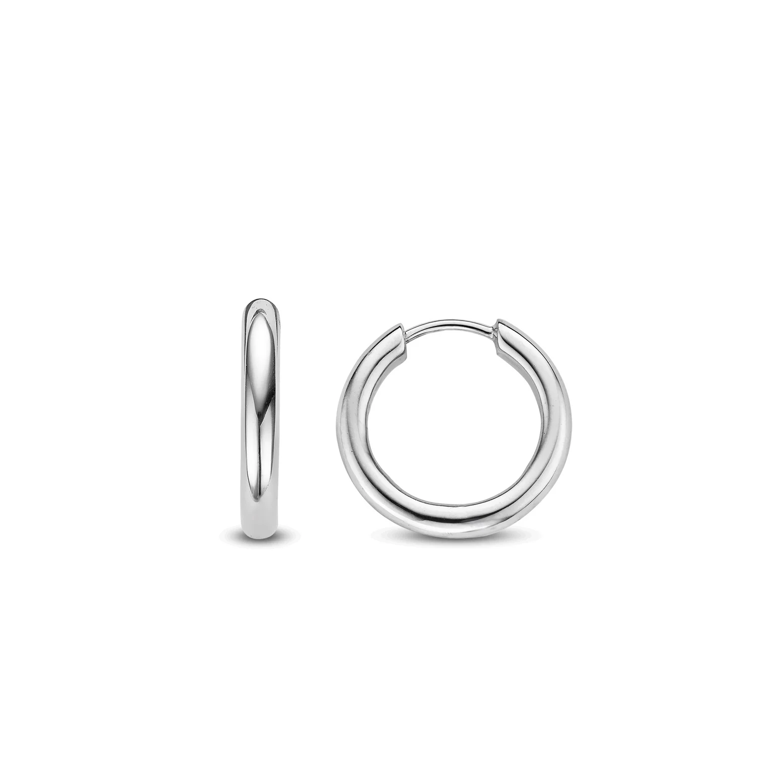 Ti Sento Oval Hoop Earrings 7759SI - Image 2