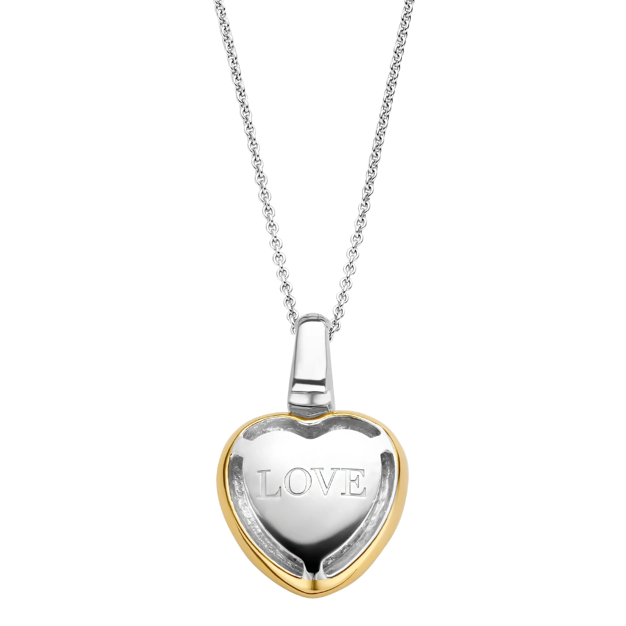 Ti Sento Pavé Cubic Zirconia Heart Pendant - Image 2