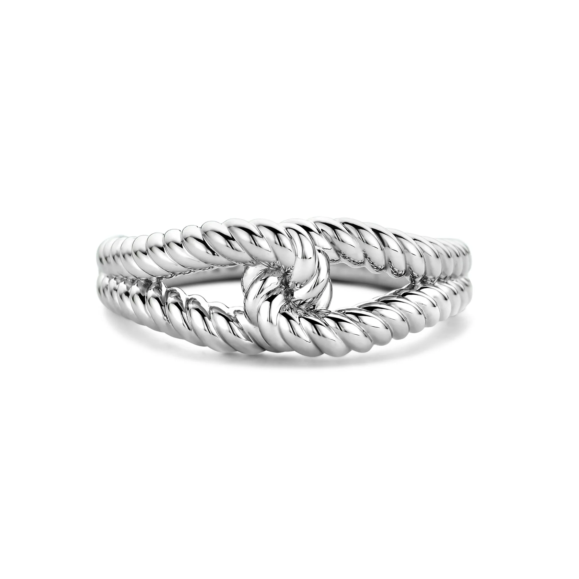 Ti Sento Rope Knot Ring 12323SI (54) - Image 3