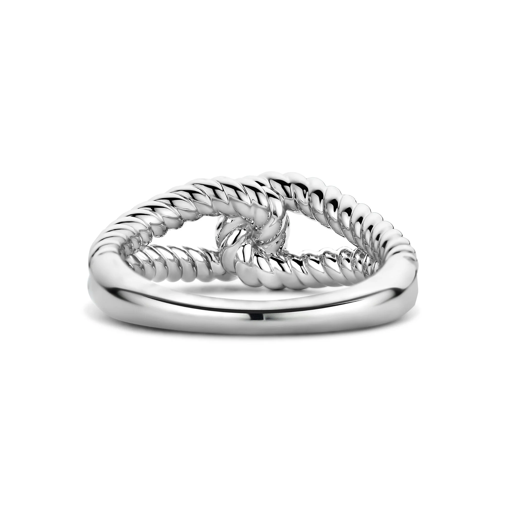 Ti Sento Rope Knot Ring 12323SI (54) - Image 4