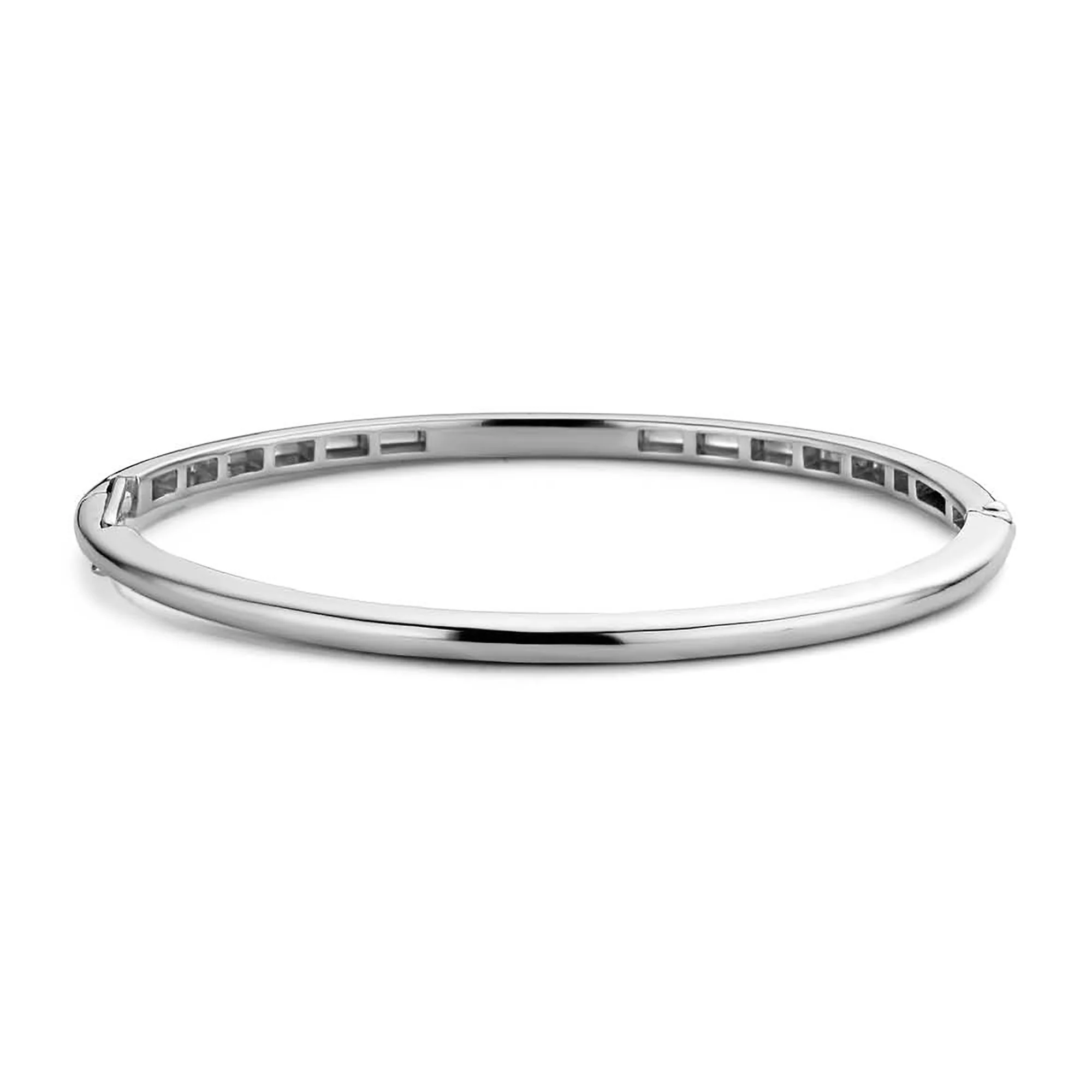 Ti Sento Slim Silver Oval Bangle 2889SI