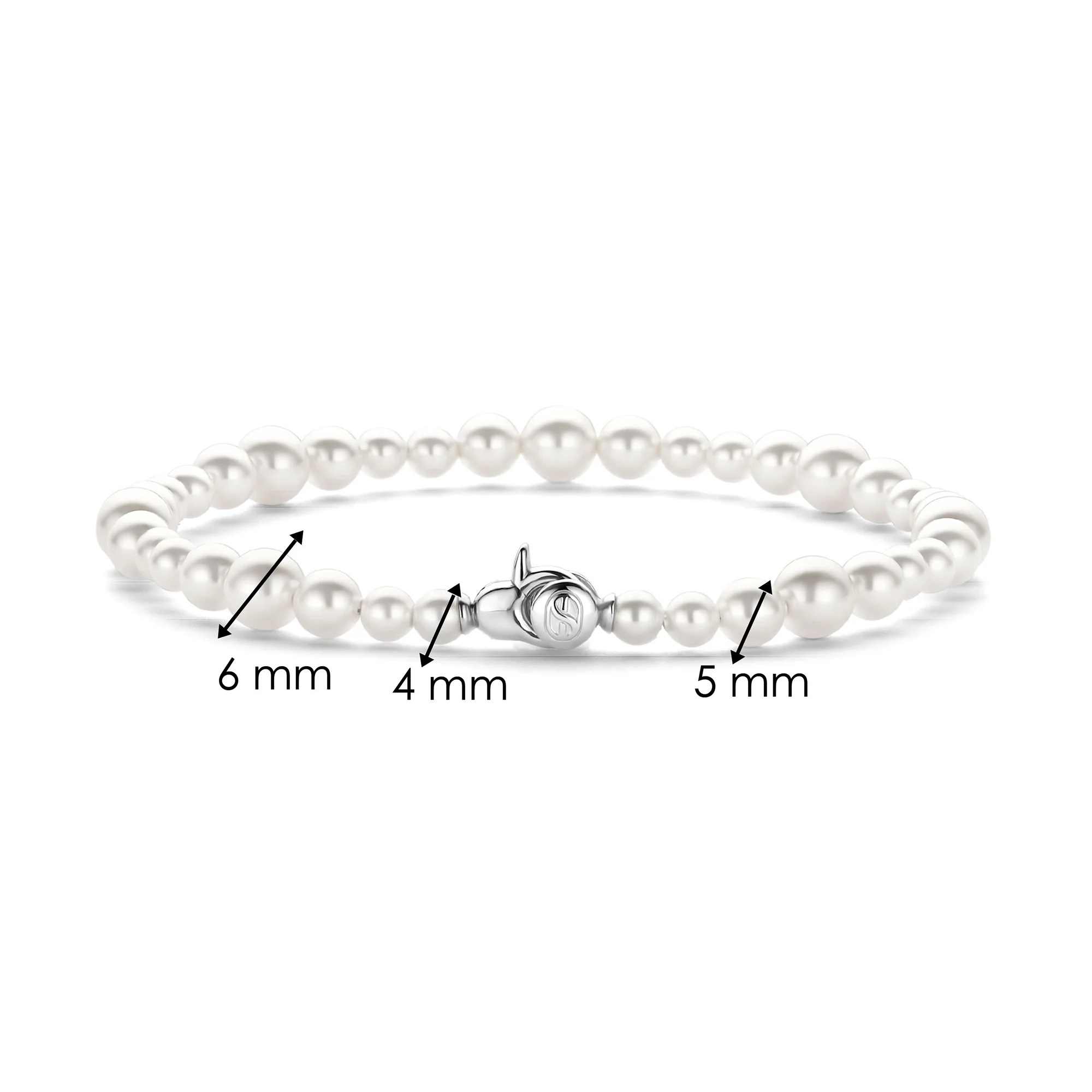 Ti Sento Synthetic Pearl Bracelet 23074PW - Image 4