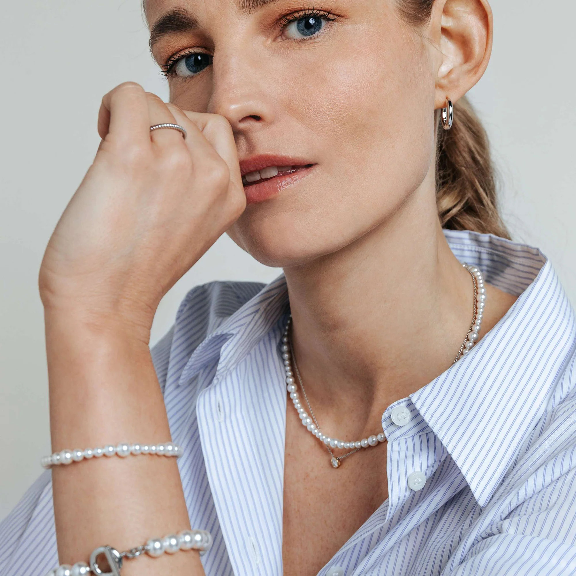 Ti Sento Synthetic Pearl Bracelet 23074PW - Image 5