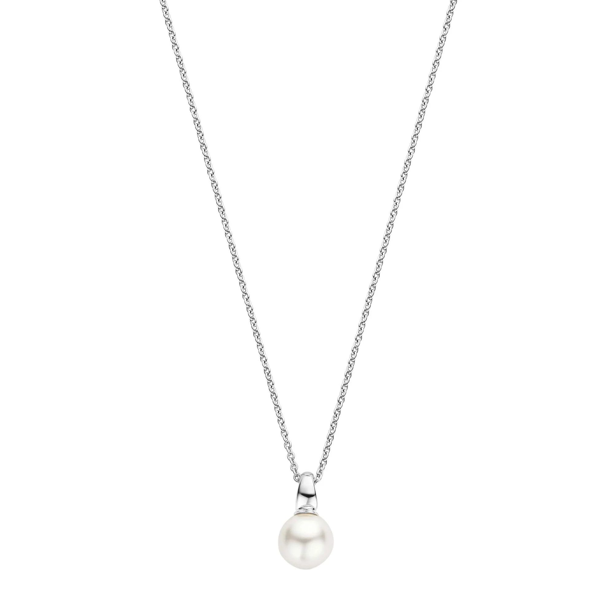 Ti Sento Synthetic Pearl Drop Necklace - Image 4