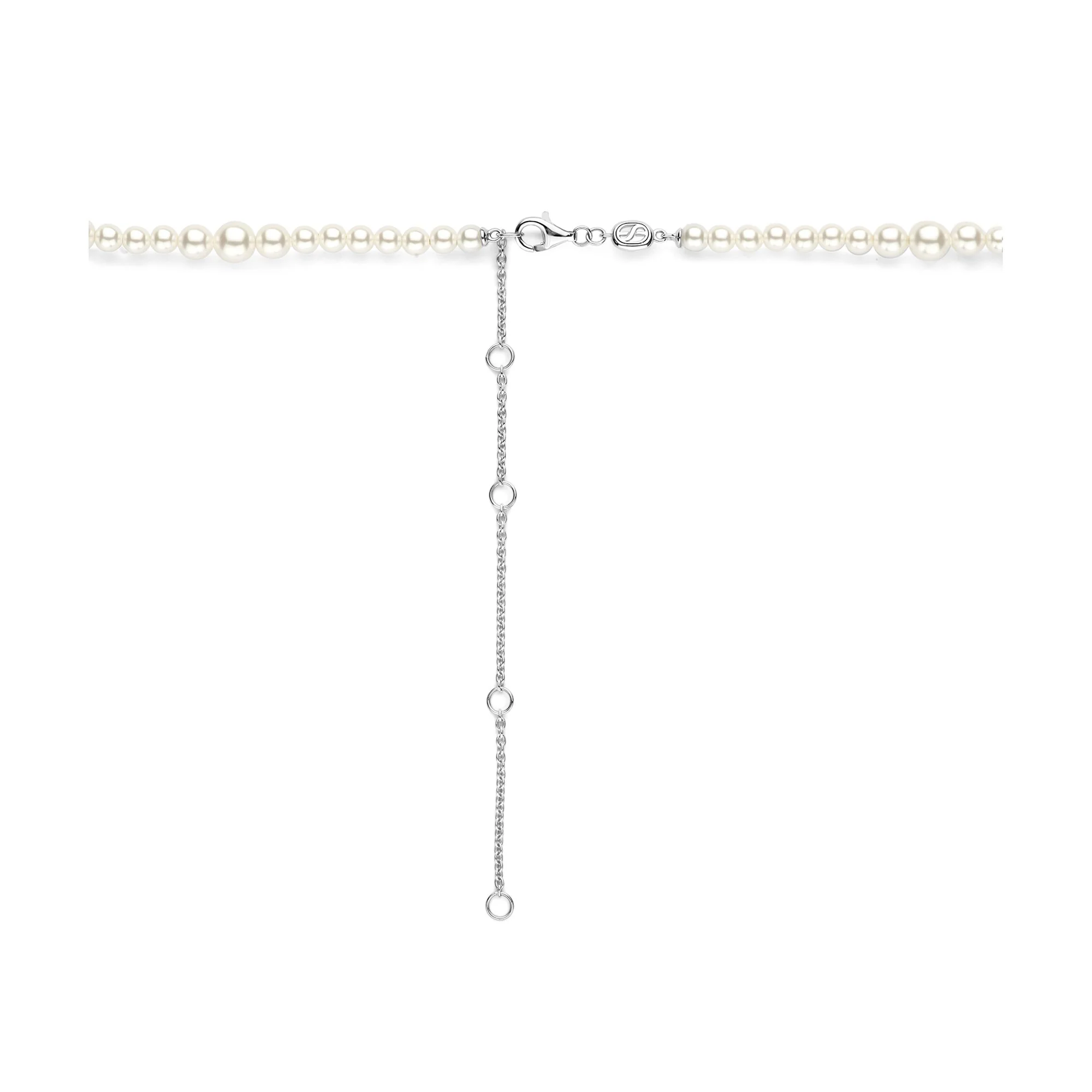Ti Sento Synthetic Pearl Necklace 34094PW - Image 3