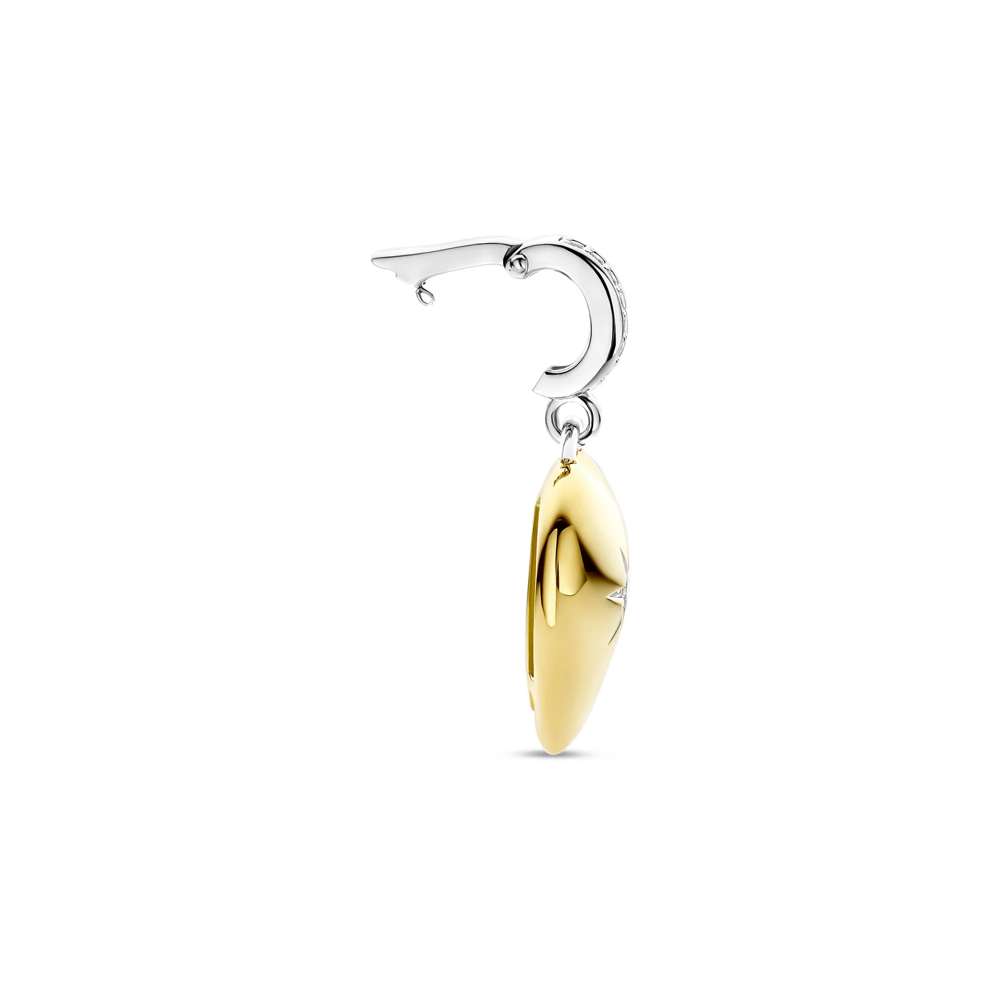Ti Sento Yellow Gold Plated Cubic Zirconia Heart Pendant 6862ZY - Image 3