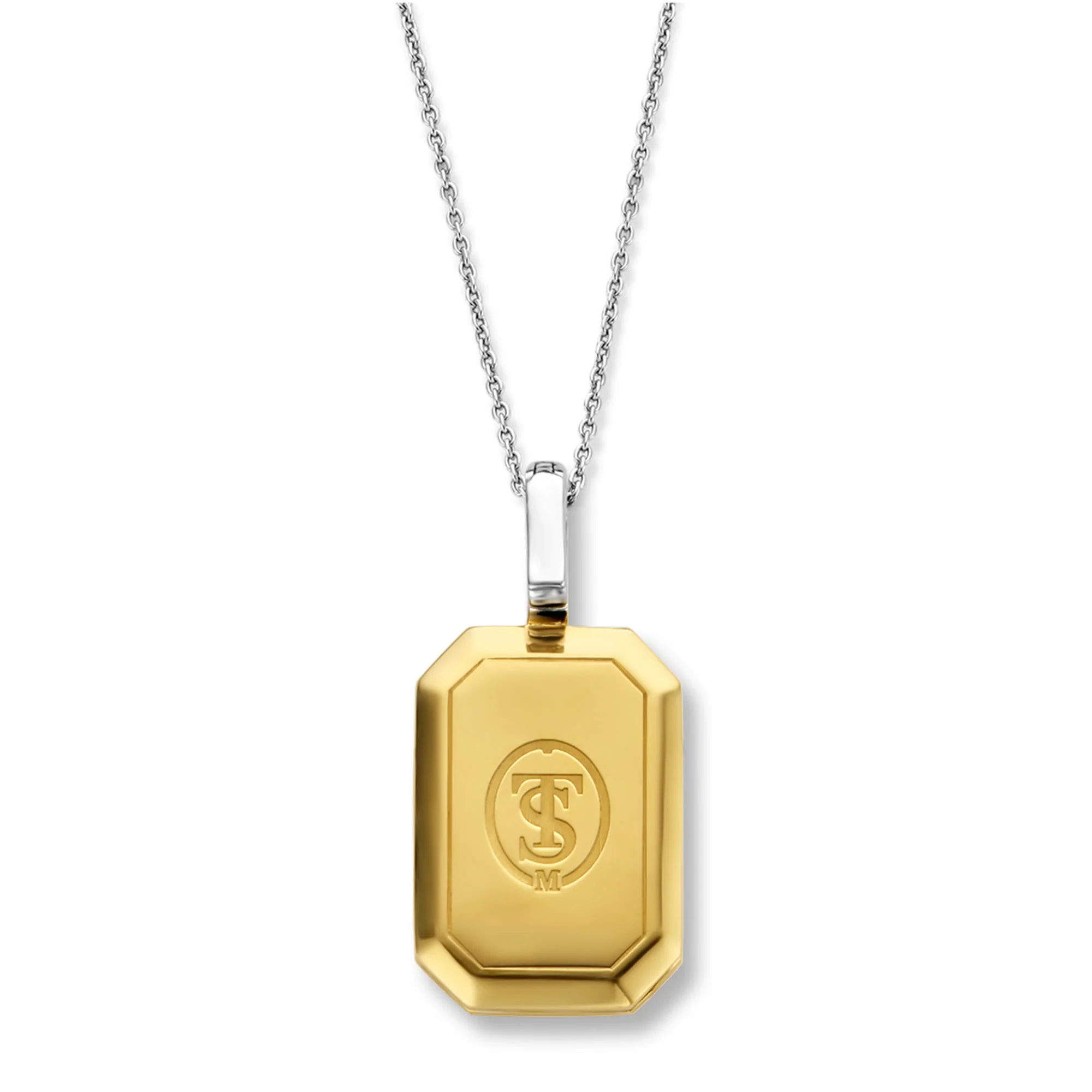 Ti Sento Yellow Gold Plated Cubic Zirconia Locket Pendant 6808ZY - Image 3
