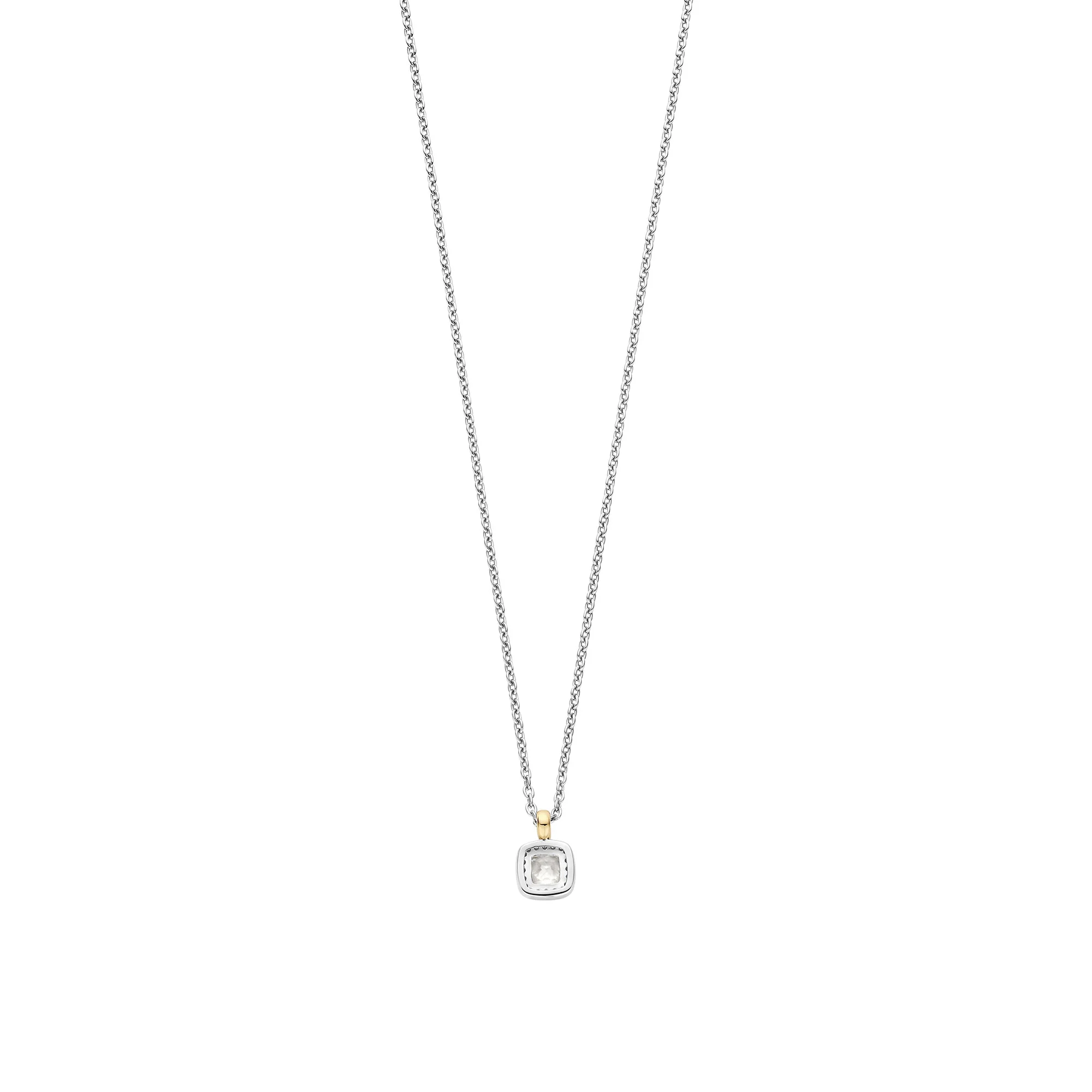 Ti Sento Yellow Gold Plated Cubic Zirconia Necklace 34103ZY - Image 4