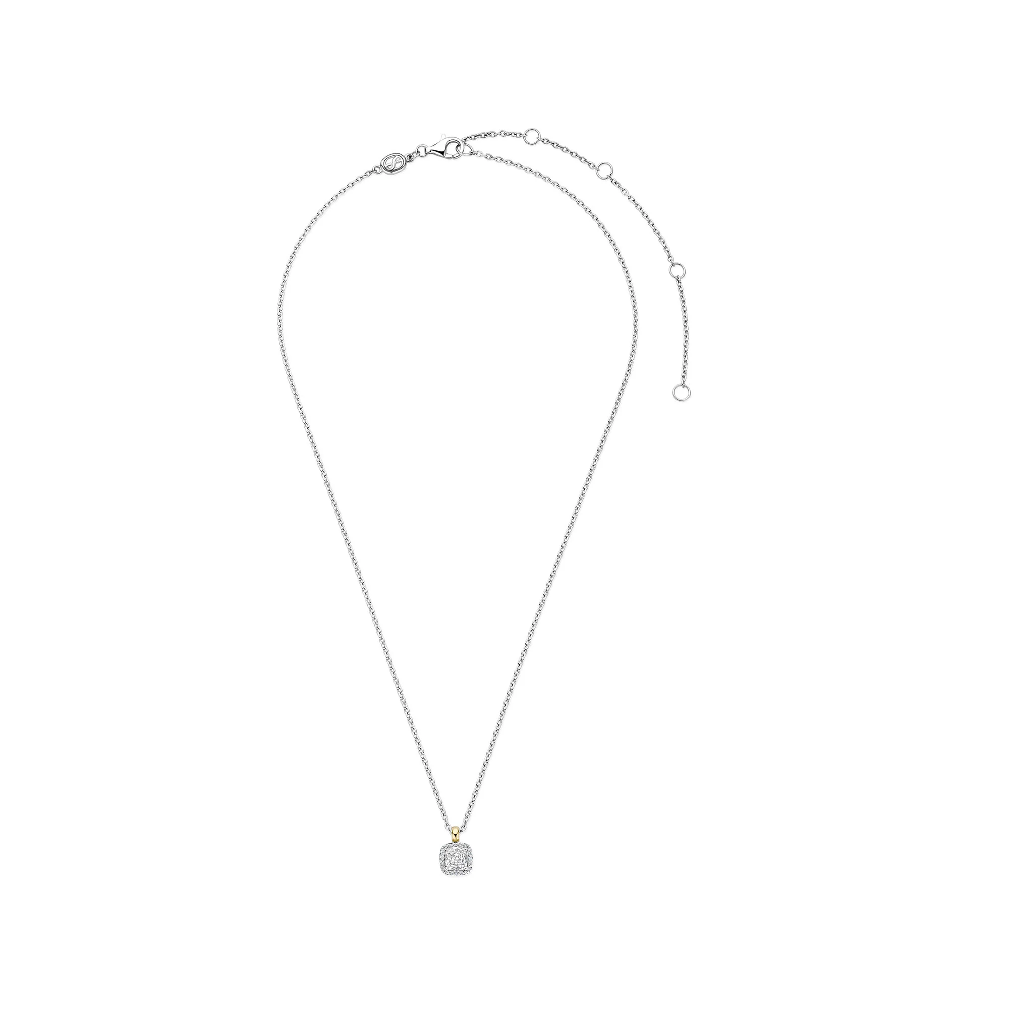 Ti Sento Yellow Gold Plated Cubic Zirconia Necklace 34103ZY - Image 5