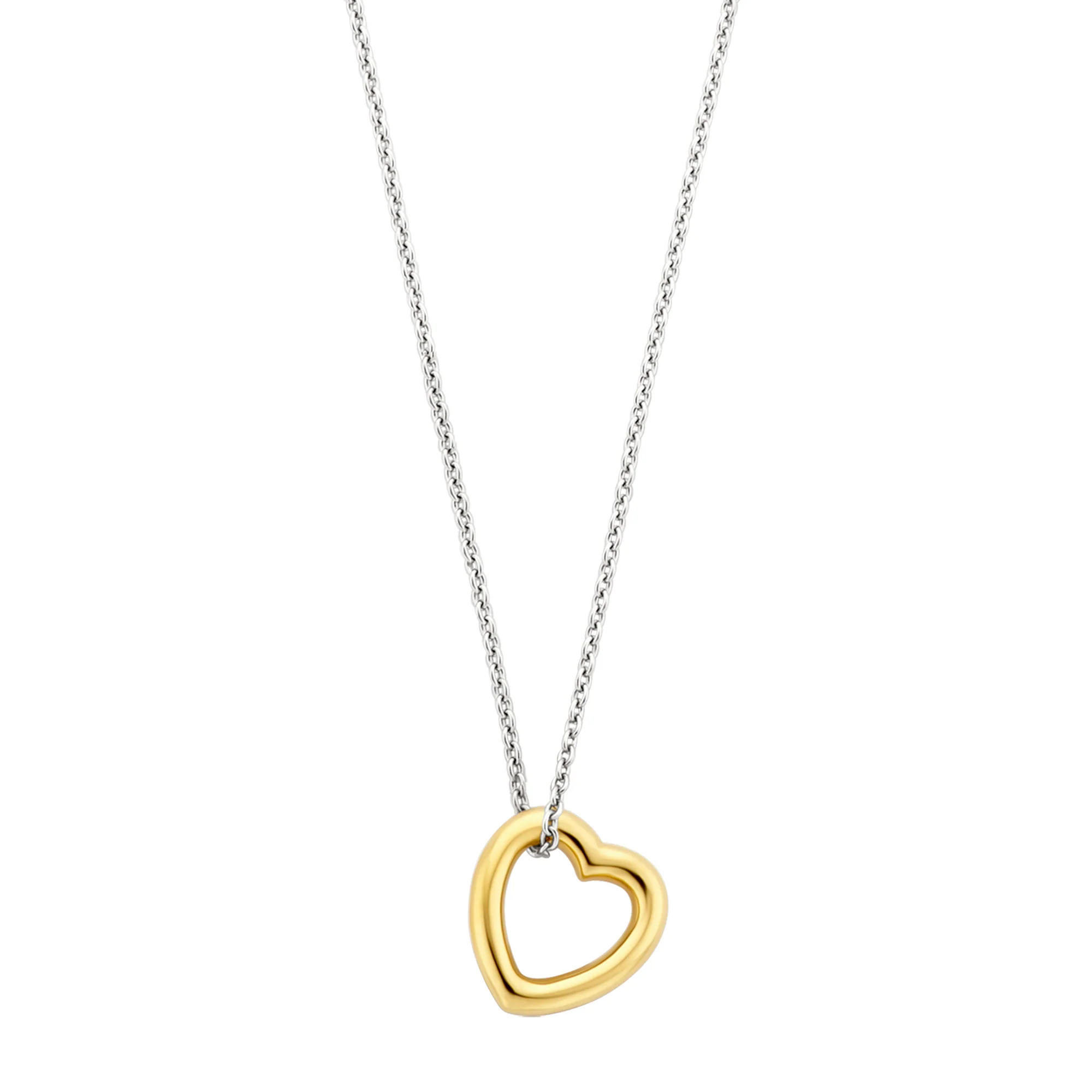 Ti Sento Yellow Gold Plated Heart Necklace 34022SY - Image 3