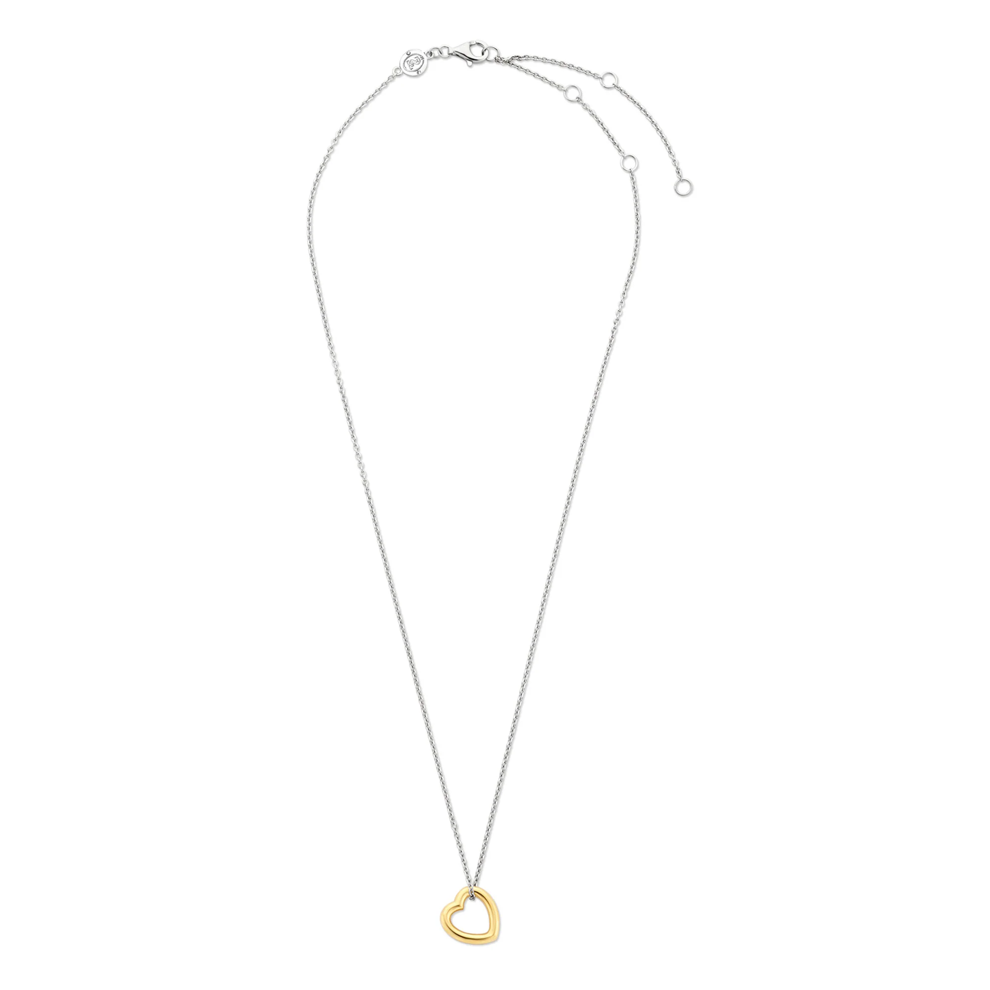 Ti Sento Yellow Gold Plated Heart Necklace 34022SY - Image 4