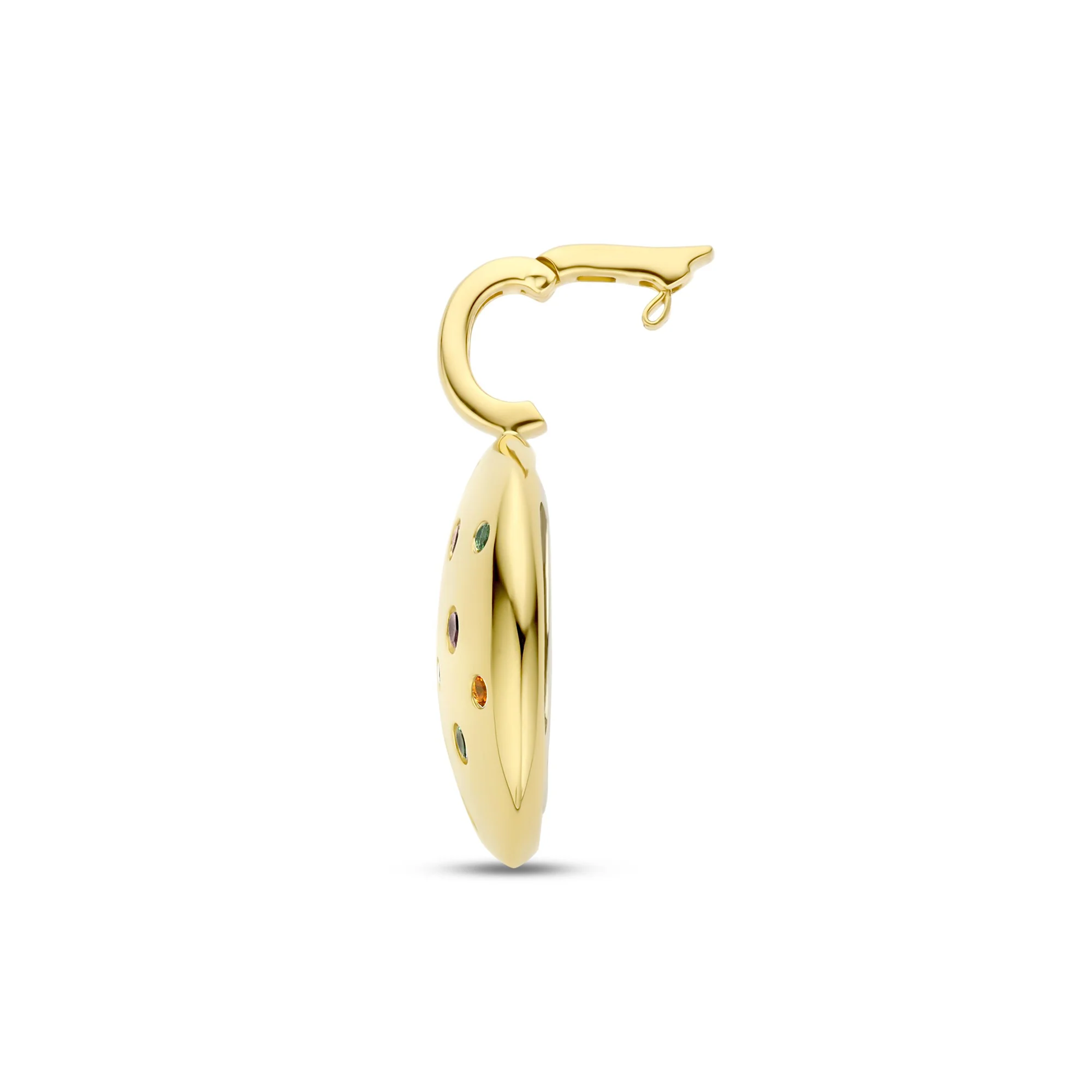 Ti Sento Yellow Gold Plated Multicoloured Cubic Zirconia Scatter Stardust Pendant 6844MC - Image 4