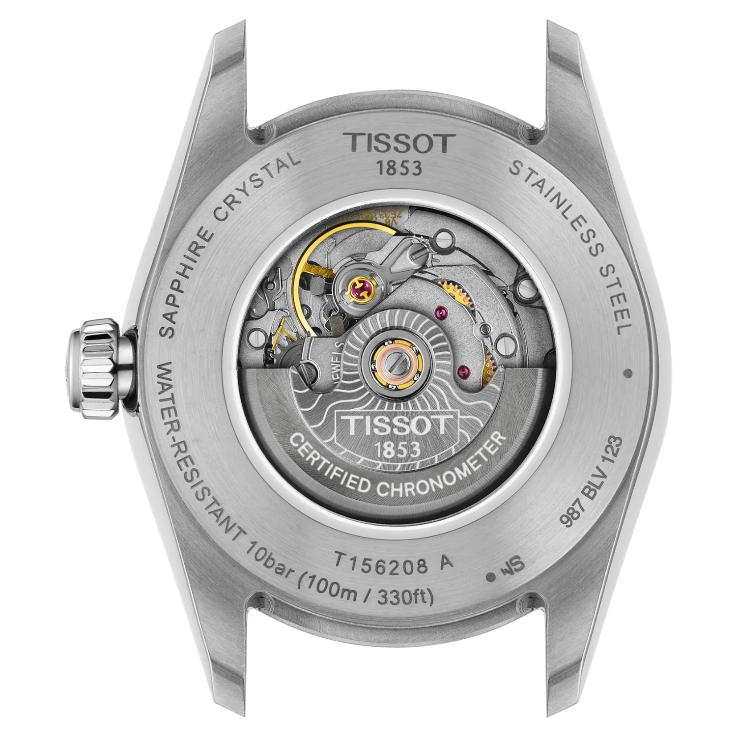 Tissot Ballade Ice Blue 30mm Automatic Watch T1562081135300 - Image 5