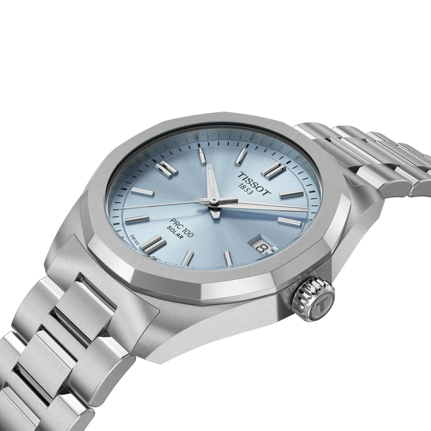 Tissot PRC 100 34mm Ice Blue Solar Watch T1518221135100 - Image 2