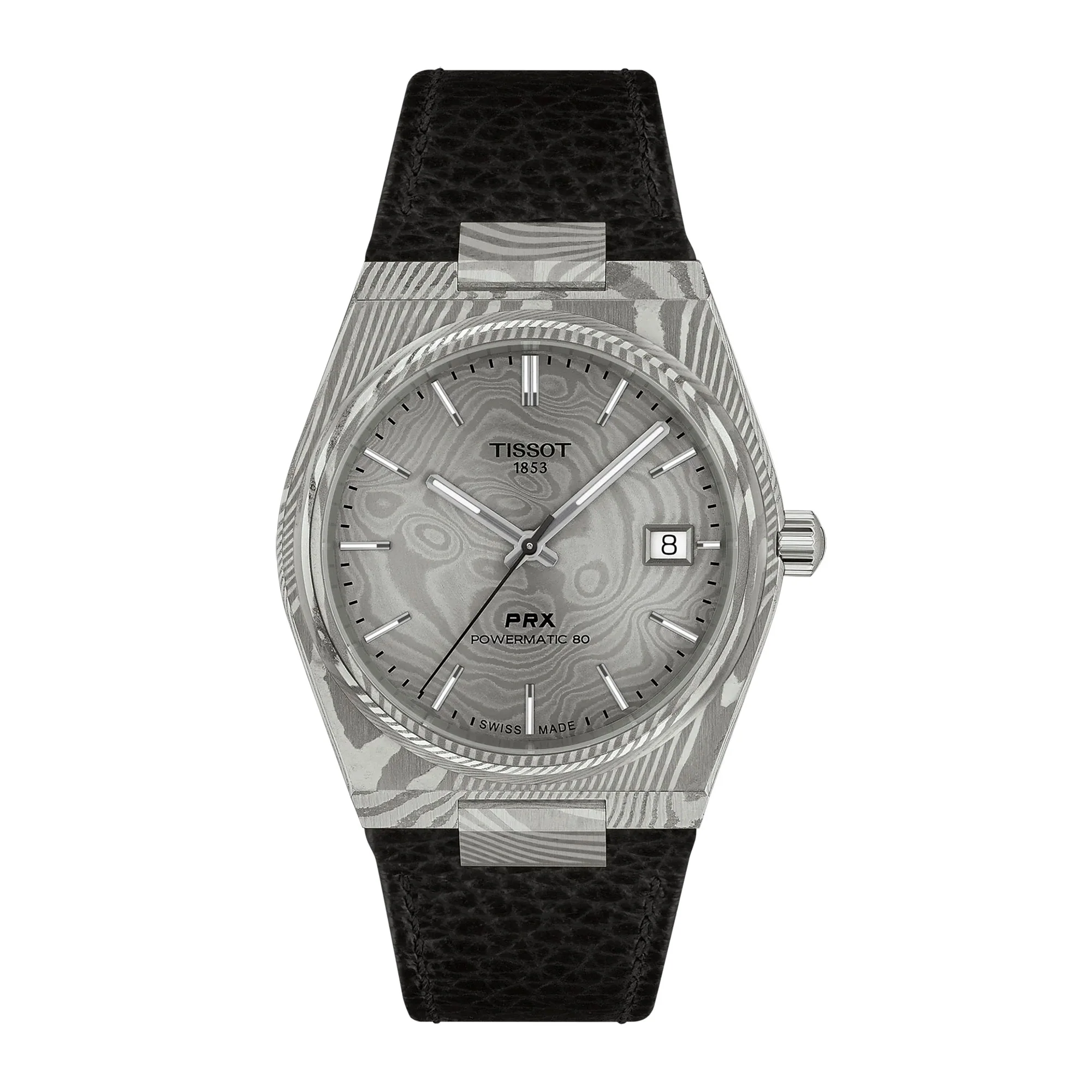 Tissot PRX Damascus Steel 38mm Automatic Watch T1378079608100
