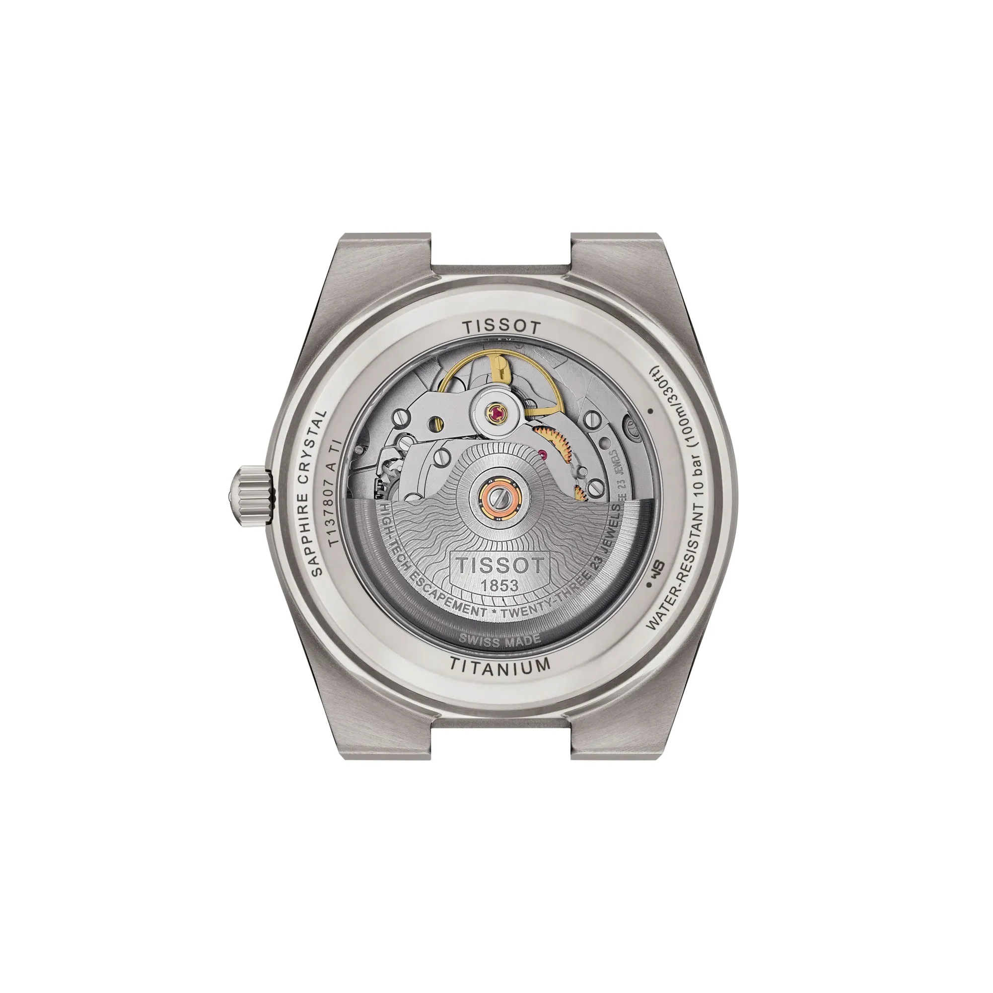 Tissot PRX Powermatic 80 Titanium 38mm Automatic Watch T1378074406100 - Image 4