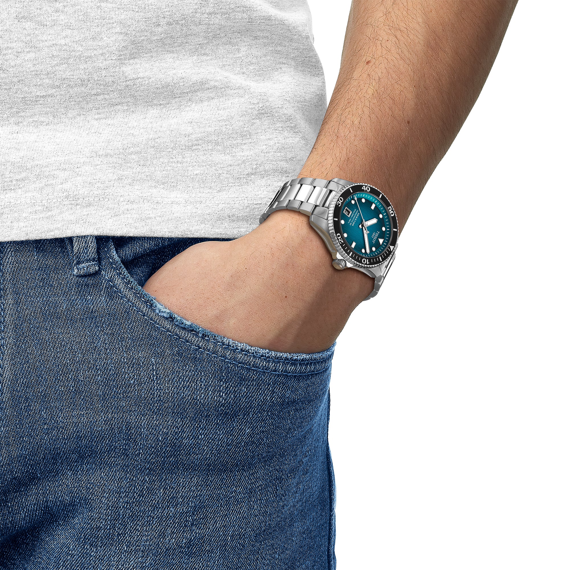 Tissot Seastar 1000 Powermatic 80 40mm Automatic Watch T1208071109100 - Image 3