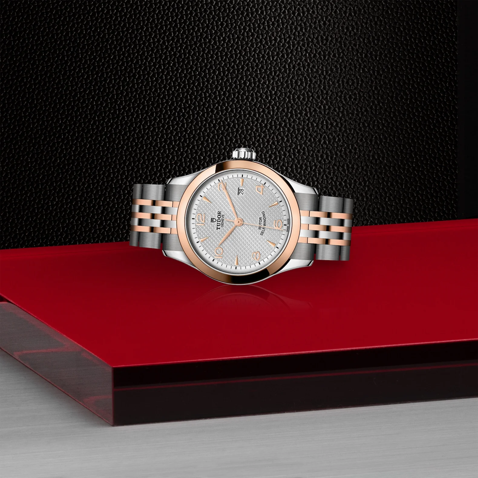 TUDOR 1926 28mm Steel and Rose Gold Automatic Watch M91351-0001 - Image 4