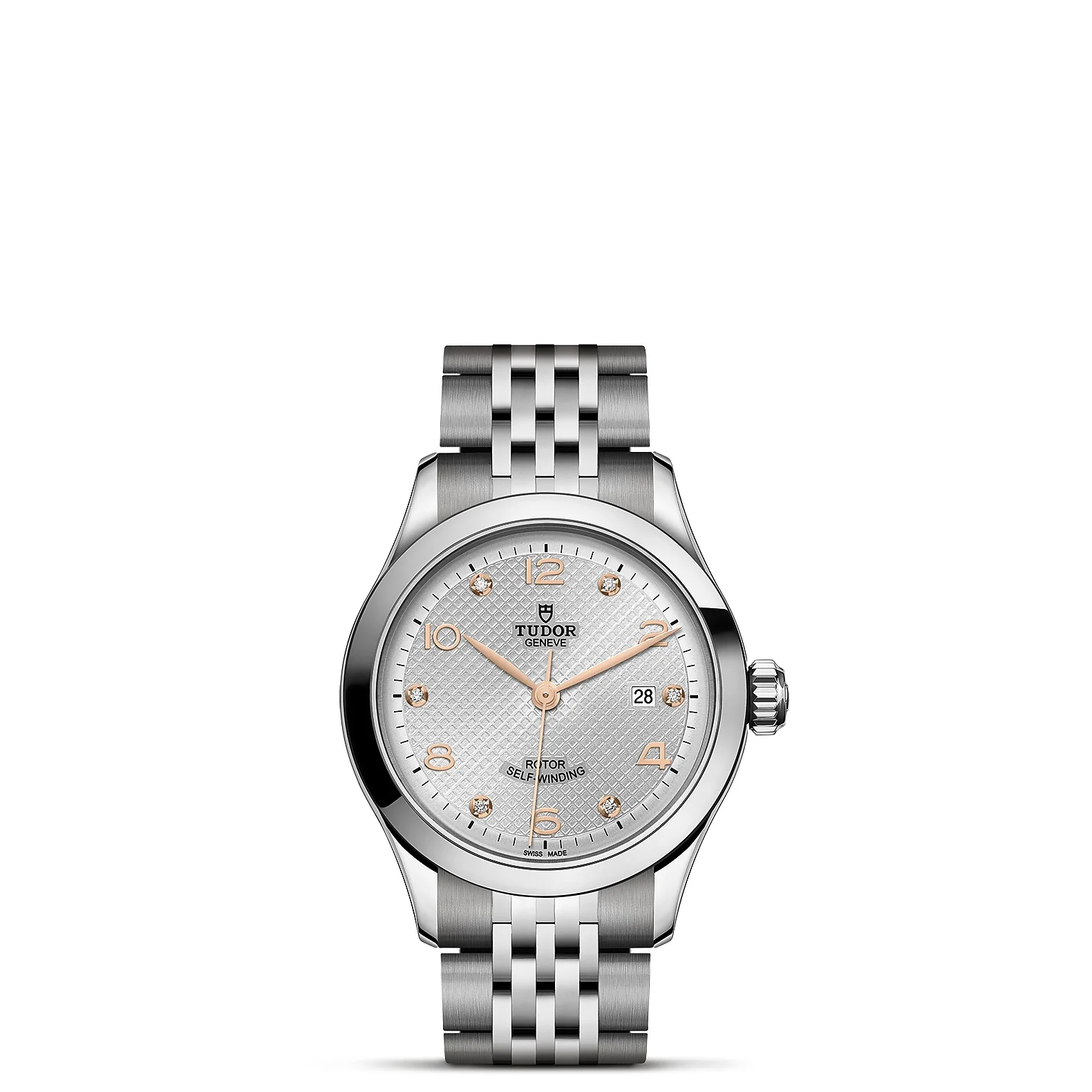 TUDOR 1926 28mm Steel Diamond Automatic Watch M91350-0003