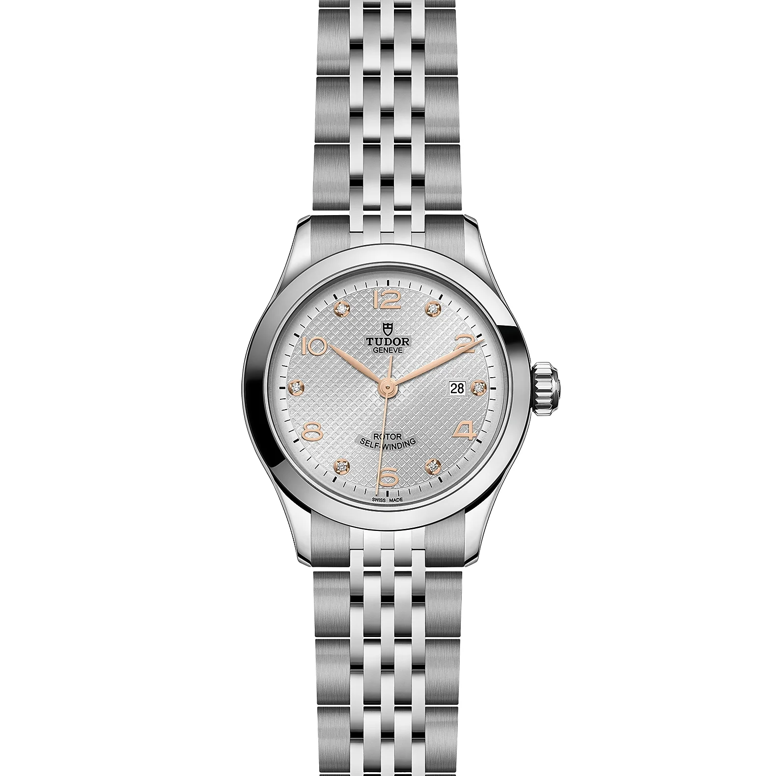 TUDOR 1926 28mm Steel Diamond Automatic Watch M91350-0003 - Image 3