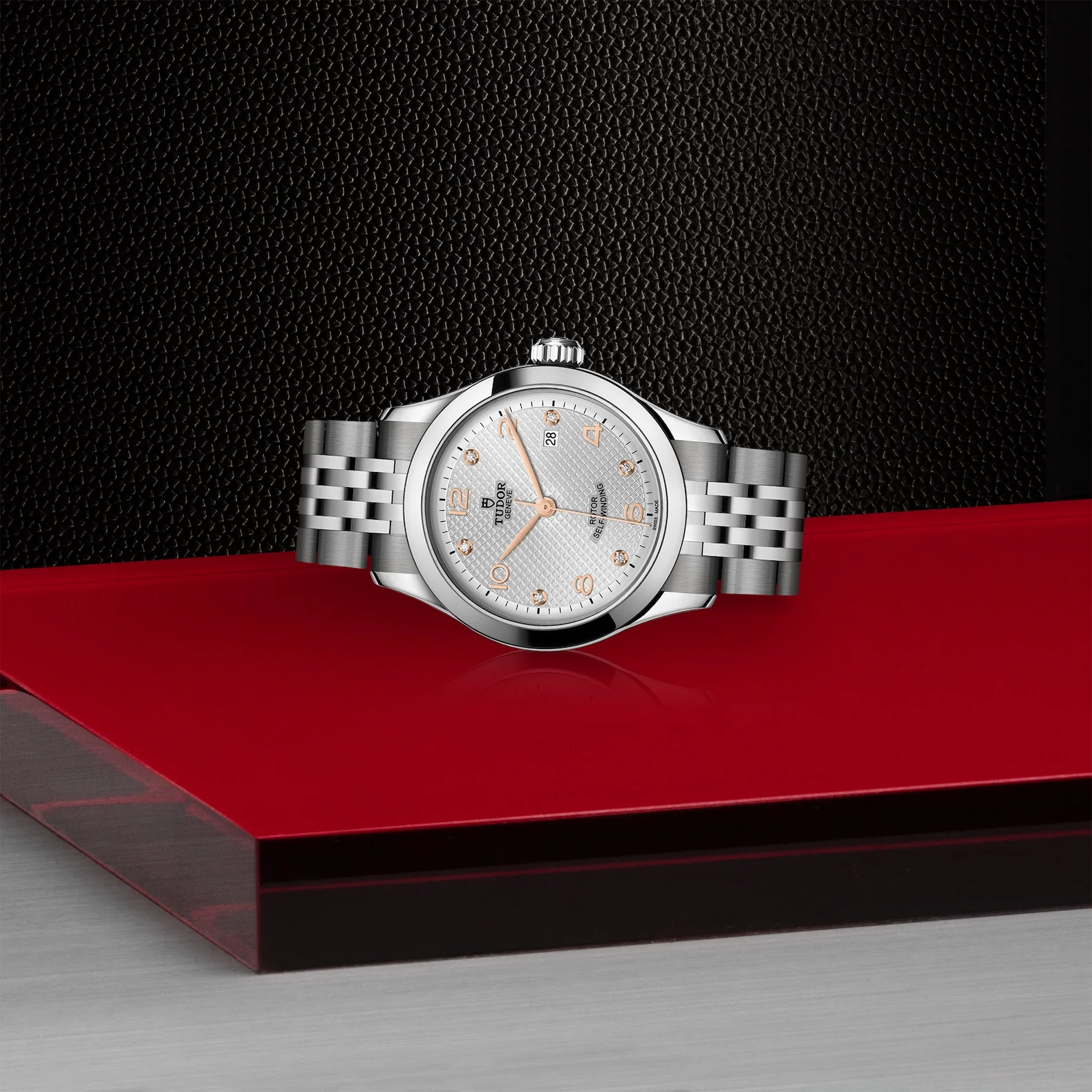 TUDOR 1926 28mm Steel Diamond Automatic Watch M91350-0003 - Image 4