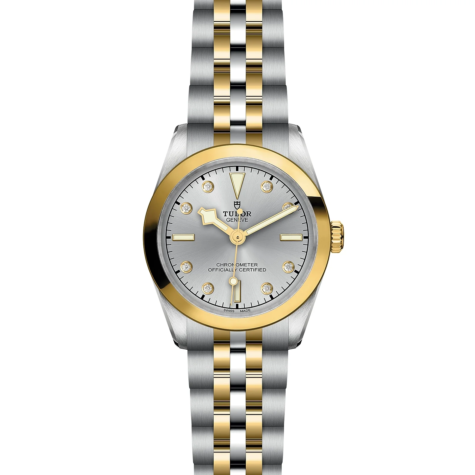 TUDOR Black Bay One 31mm Chronometer Stainless Steel and Yellow Gold Diamond Automatic Watch M79603-0007 - Image 3