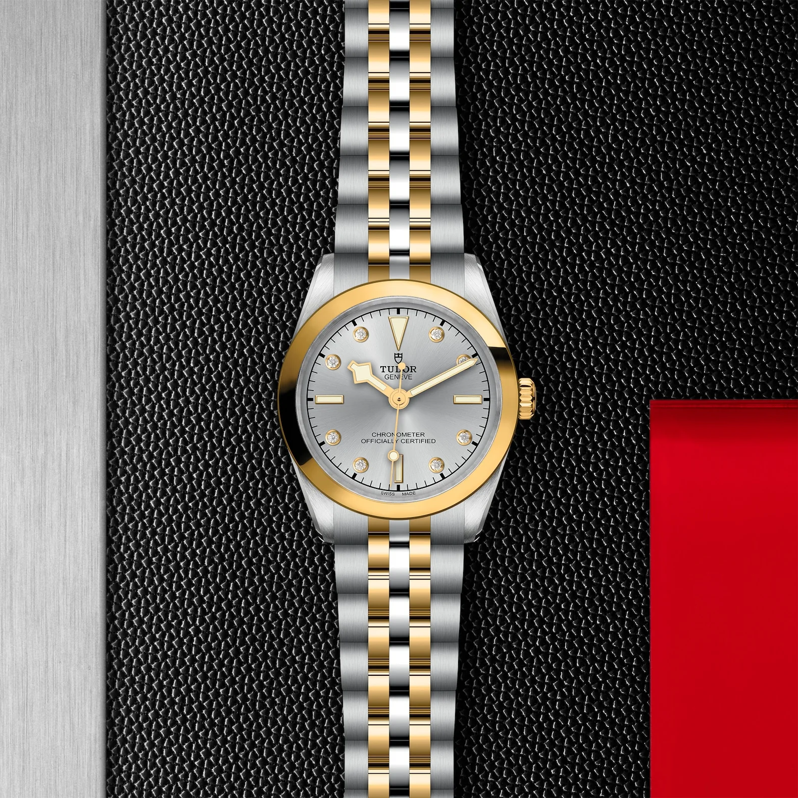 TUDOR Black Bay One 31mm Chronometer Stainless Steel and Yellow Gold Diamond Automatic Watch M79603-0007 - Image 4