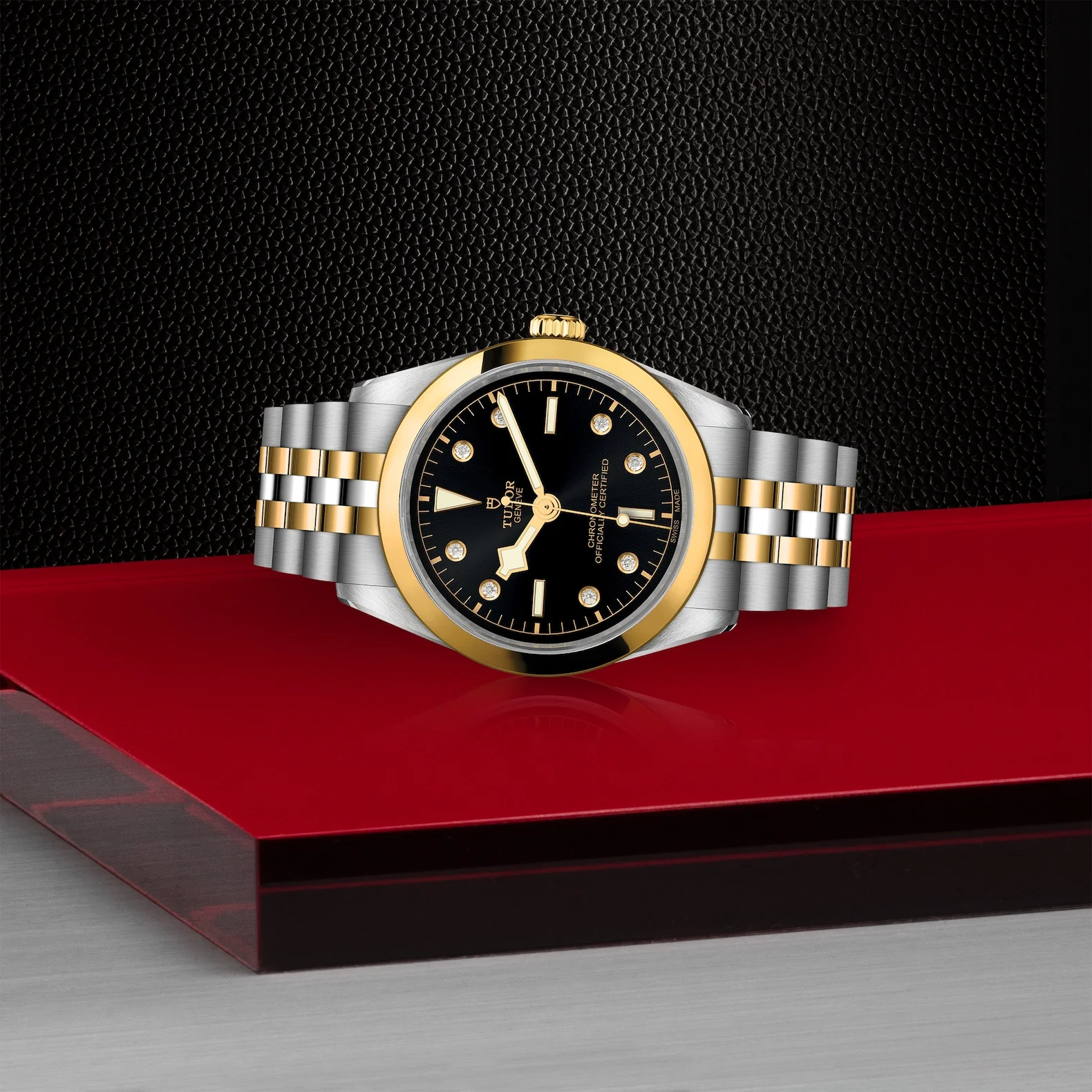 TUDOR Black Bay One 36mm Chronometer Stainless Steel and Yellow Gold Diamond Automatic Watch M79643-0006 - Image 3