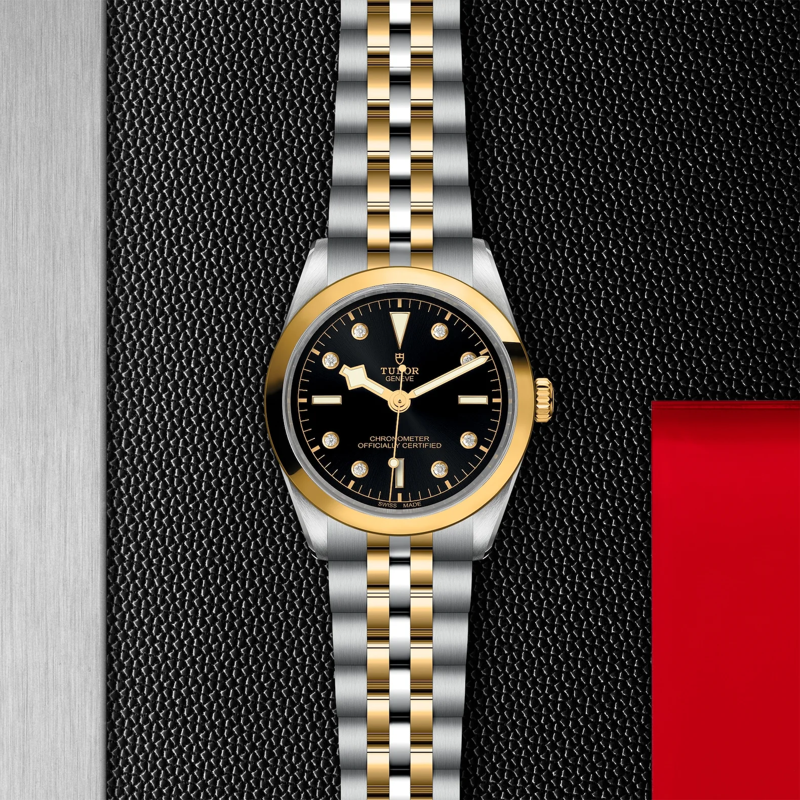 TUDOR Black Bay One 36mm Chronometer Stainless Steel and Yellow Gold Diamond Automatic Watch M79643-0006 - Image 4