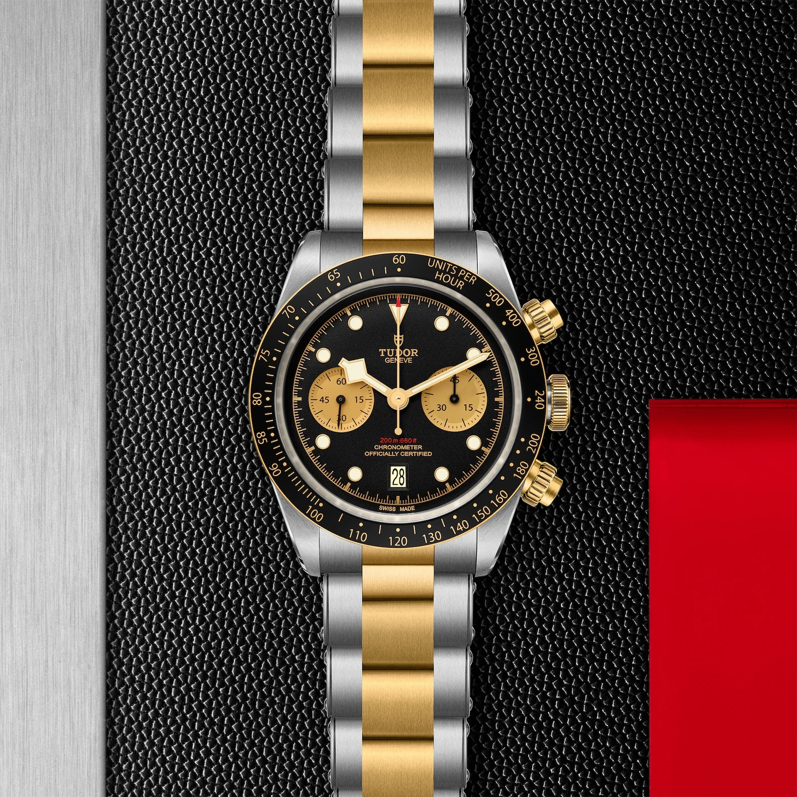 TUDOR Black Bay Chrono 41mm Chronometer Stainless Steel and Yellow Gold Automatic Watch M79363N-0001 - Image 2