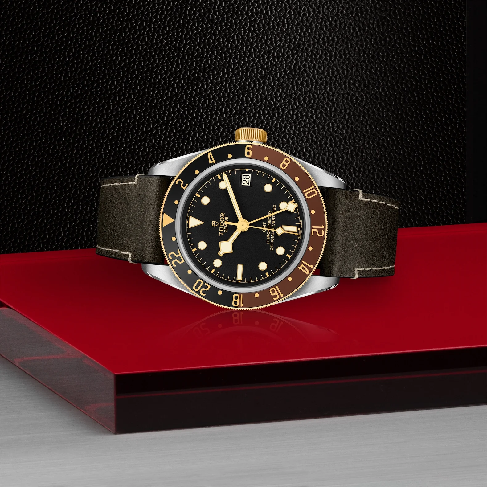 TUDOR Black Bay GMT 41mm Chronometer Steel and Gold Automatic Watch M79833MN-0003 - Image 4