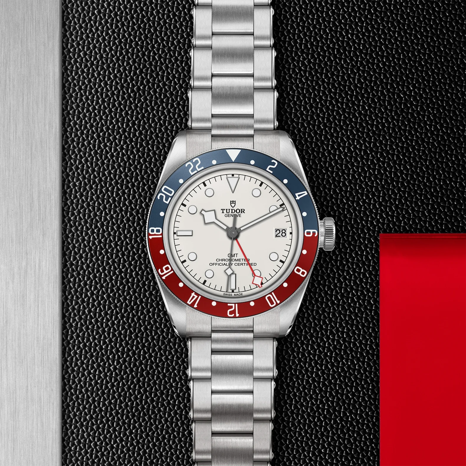 TUDOR Black Bay GMT 41mm Stainless Steel Chronometer Automatic Watch M79830RB-0010 - Image 2