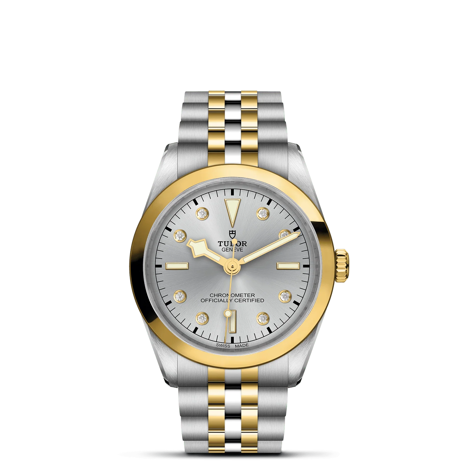 TUDOR Black Bay One 36mm Chronometer Stainless Steel and Yellow Gold Diamond Automatic Watch M79643-0007