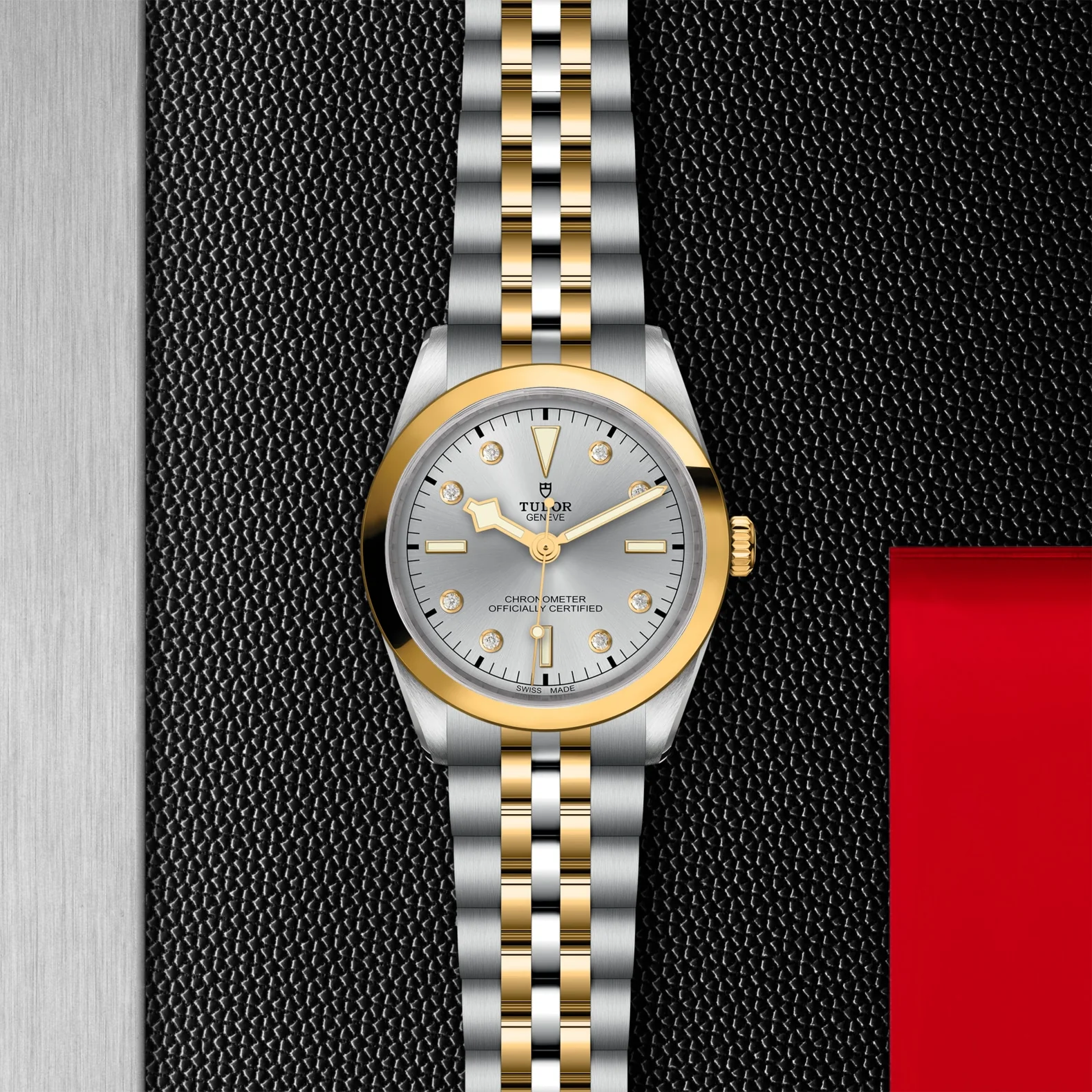 TUDOR Black Bay One 36mm Chronometer Stainless Steel and Yellow Gold Diamond Automatic Watch M79643-0007 - Image 2