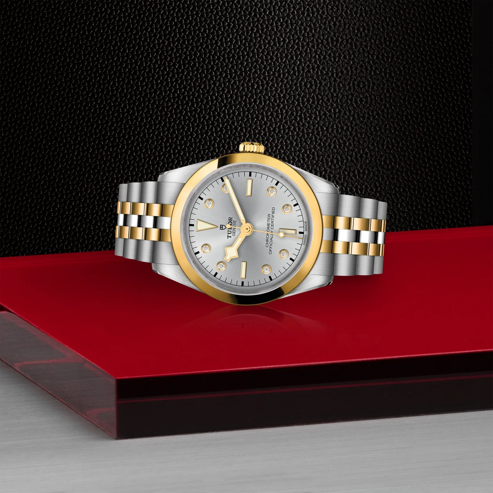 TUDOR Black Bay One 36mm Chronometer Stainless Steel and Yellow Gold Diamond Automatic Watch M79643-0007 - Image 4