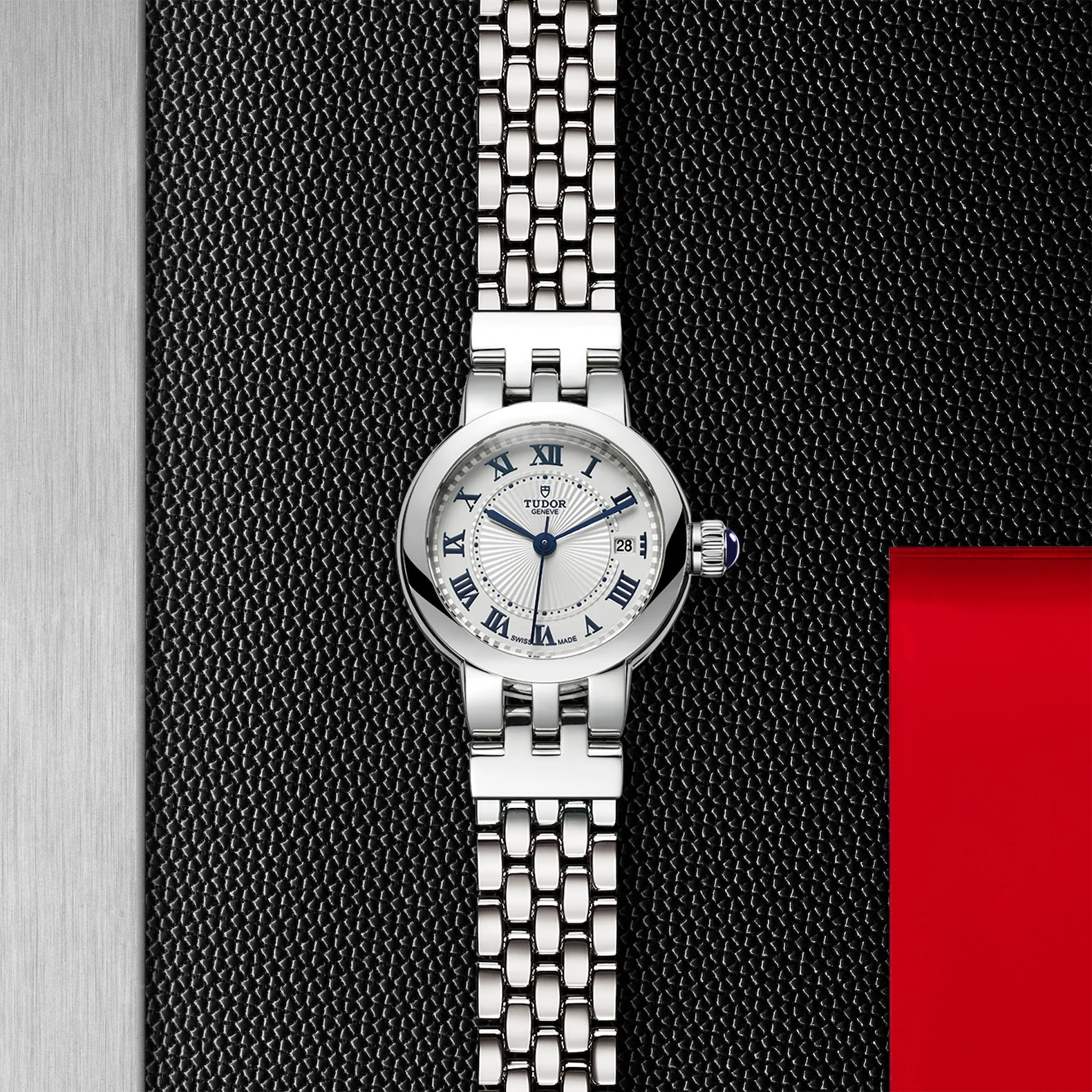 TUDOR Clair De Rose 26mm Steel Automatic Watch M35200-0001 - Image 2