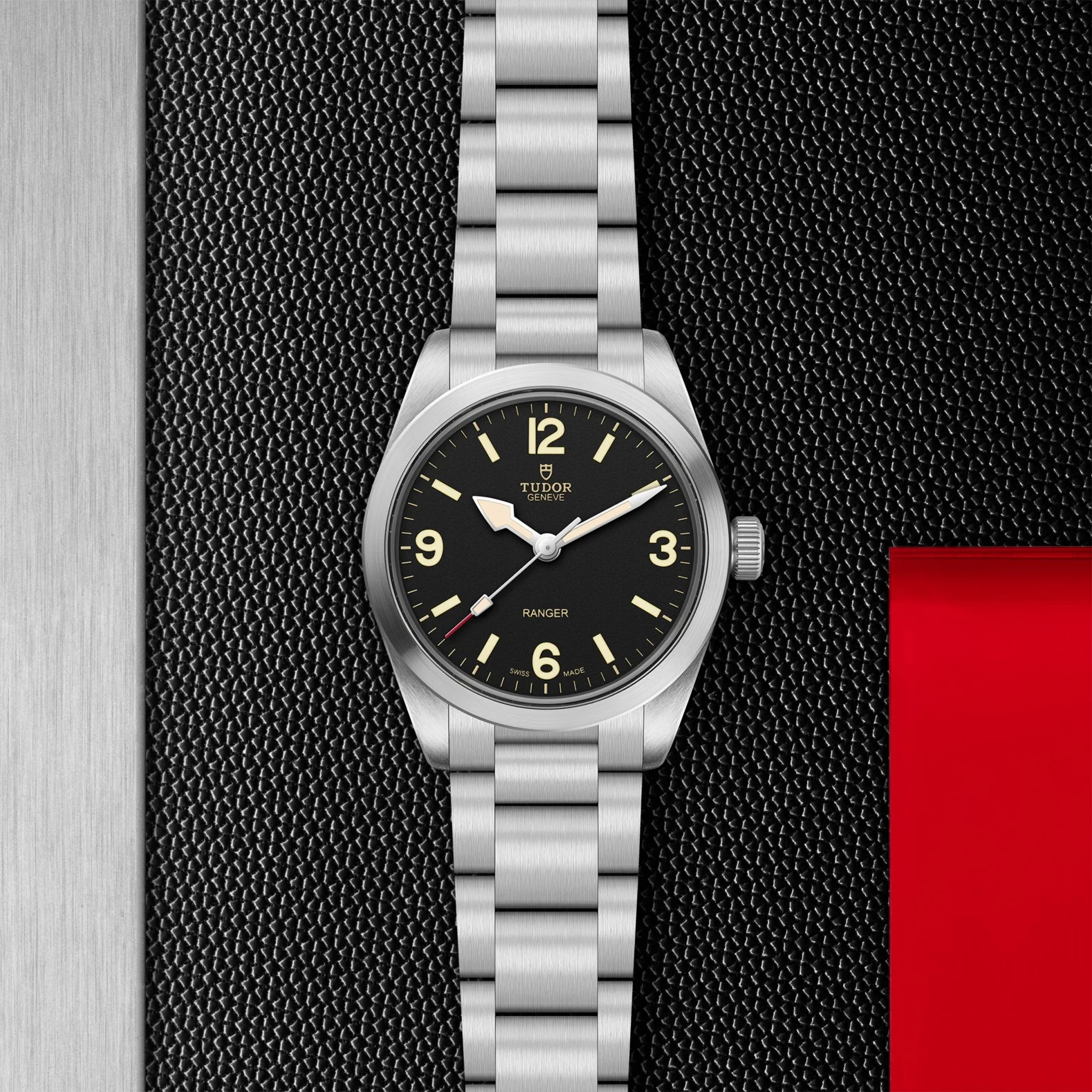 TUDOR Ranger 36mm Chronometer Stainless Steel Automatic Watch M79930-0001 - Image 3