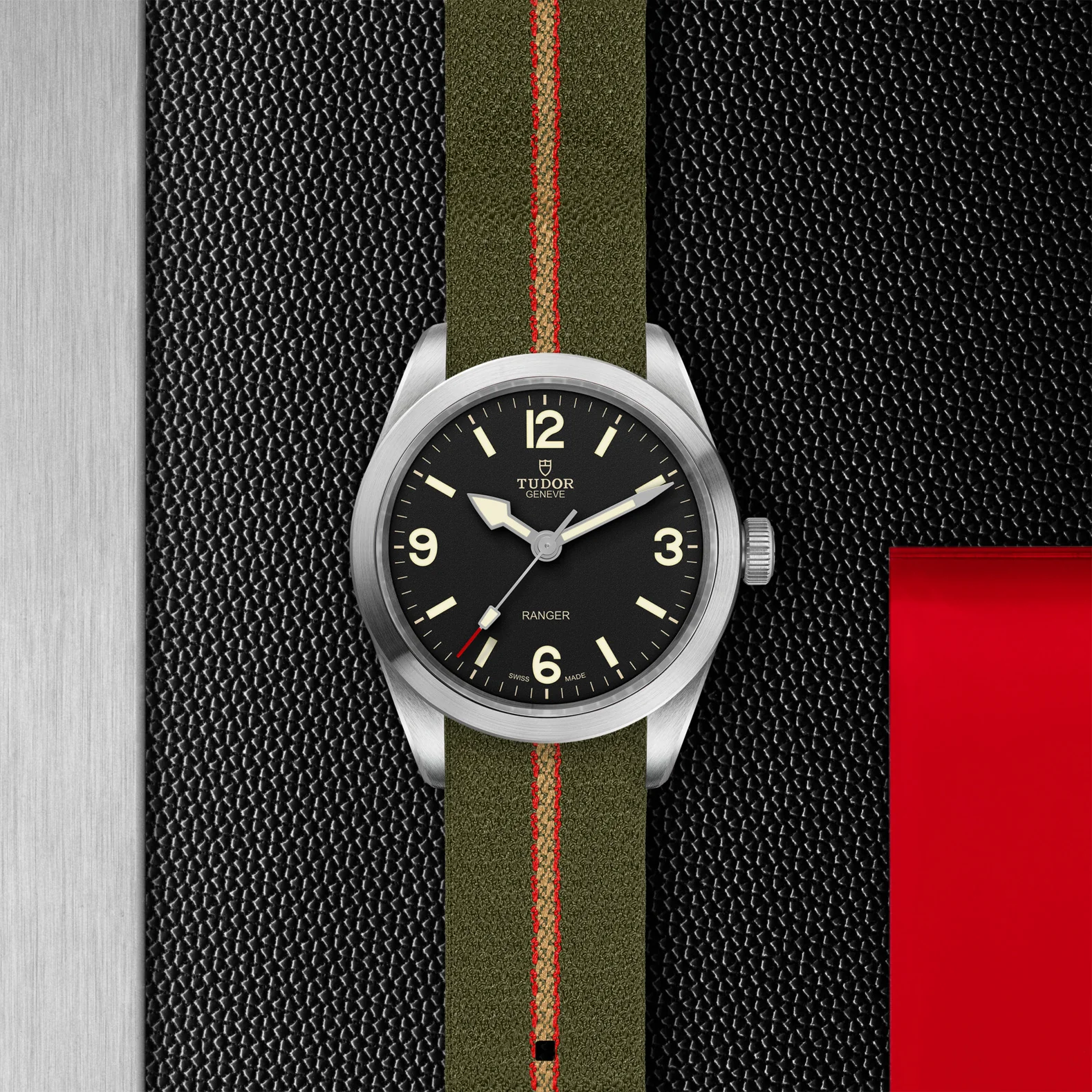 TUDOR Ranger 39mm Chronometer Stainless Steel Automatic Watch M79950-0003 - Image 4