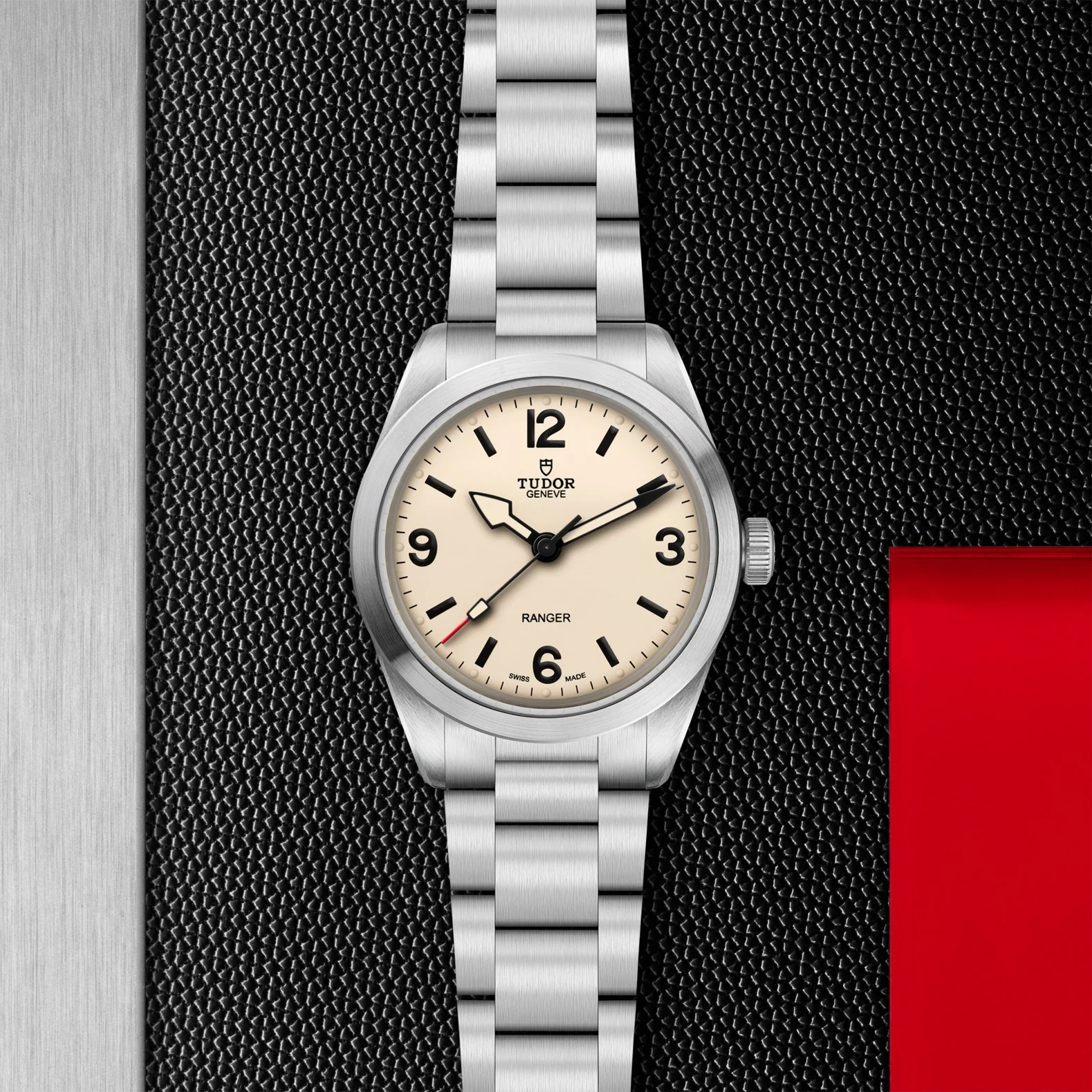 TUDOR Ranger 39mm Chronometer Stainless Steel Automatic Watch M79950-0008 - Image 3